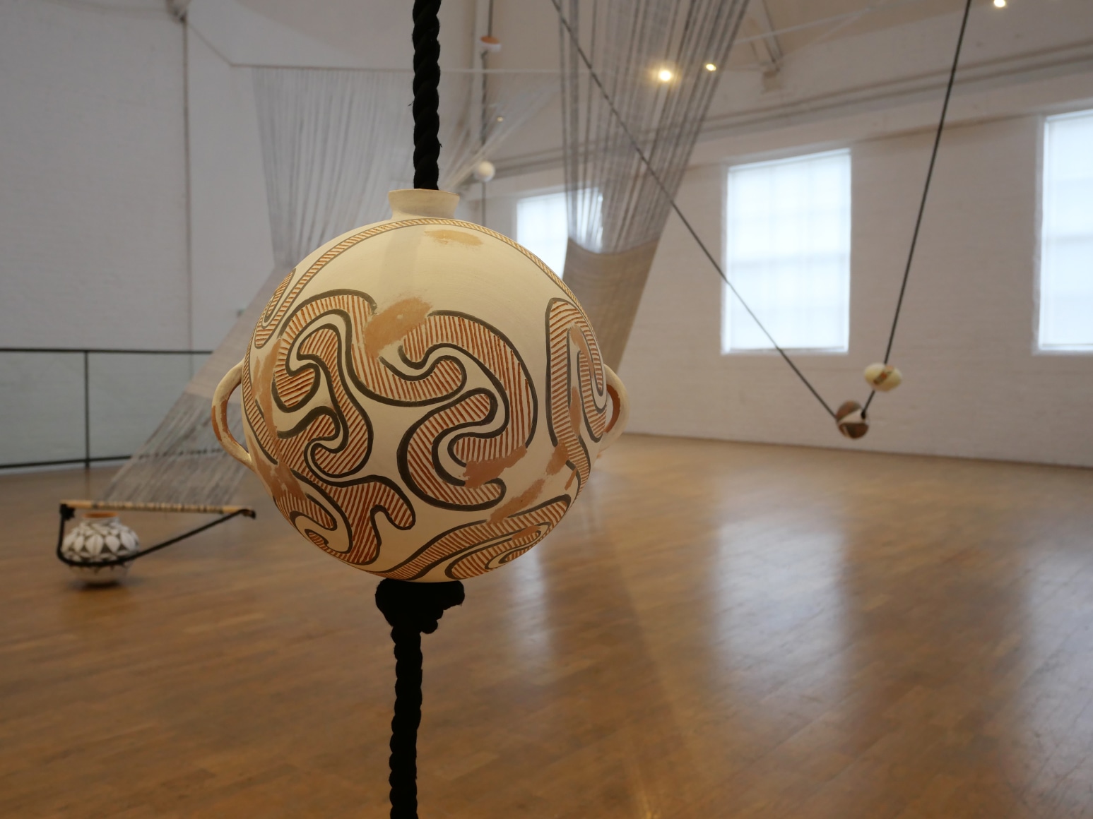 mariana castillo deball, vista de instalaci&oacute;n&nbsp;between making and knowing something, modern art oxford, 2020