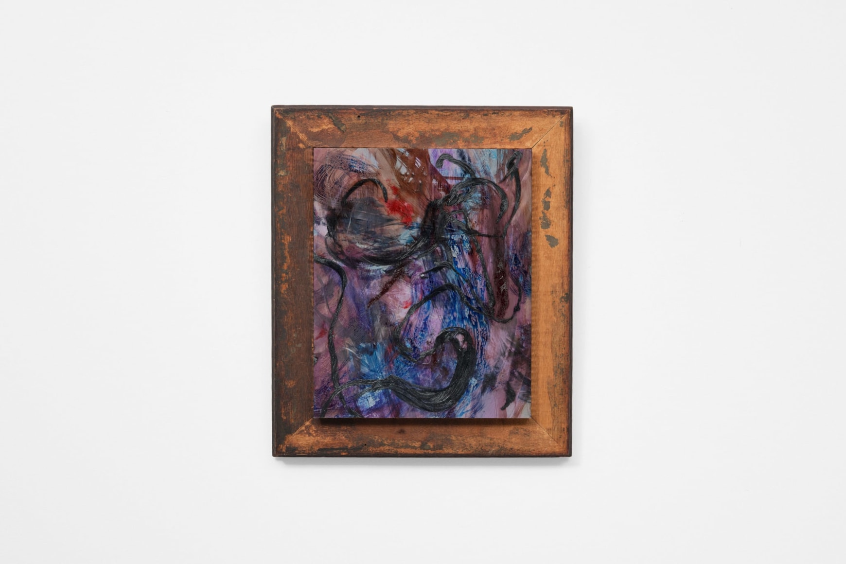 wangshui: if our roles were reversed, ink on aluminum,&nbsp;2025.&nbsp;, 
