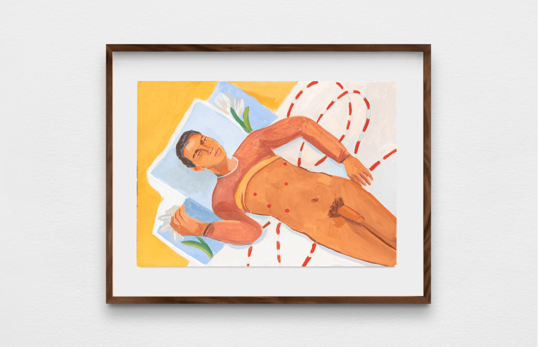 roberto gil de montes fluid 2024 gouache sobre papel