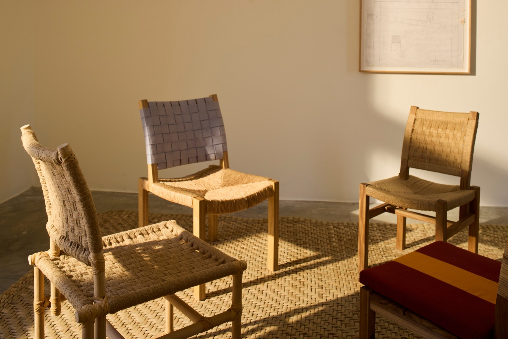 installation view&nbsp;oscar hagerman: sillas de m&eacute;xico,&nbsp;the chinati foundation, 2025. photo:&nbsp; alex marks., 
