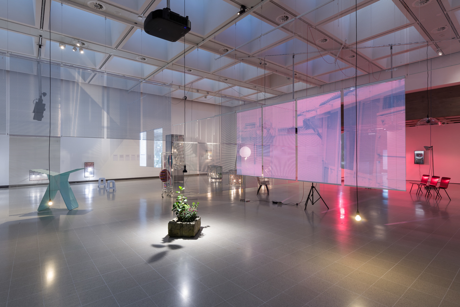 installation view haegue yang: leap year, hayward gallery, london, 2024