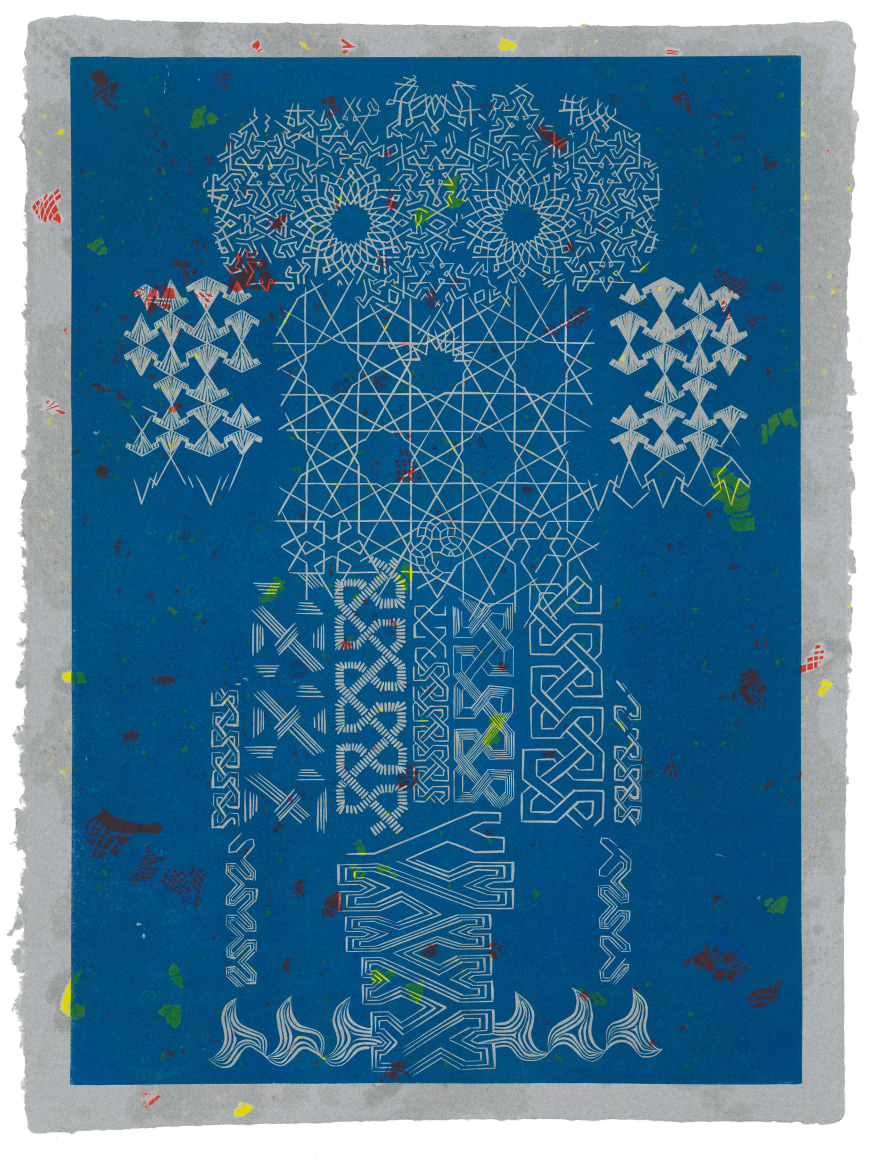 mariana castillo deball,&nbsp;she bends to catch a feather of herself as she falls, 2022