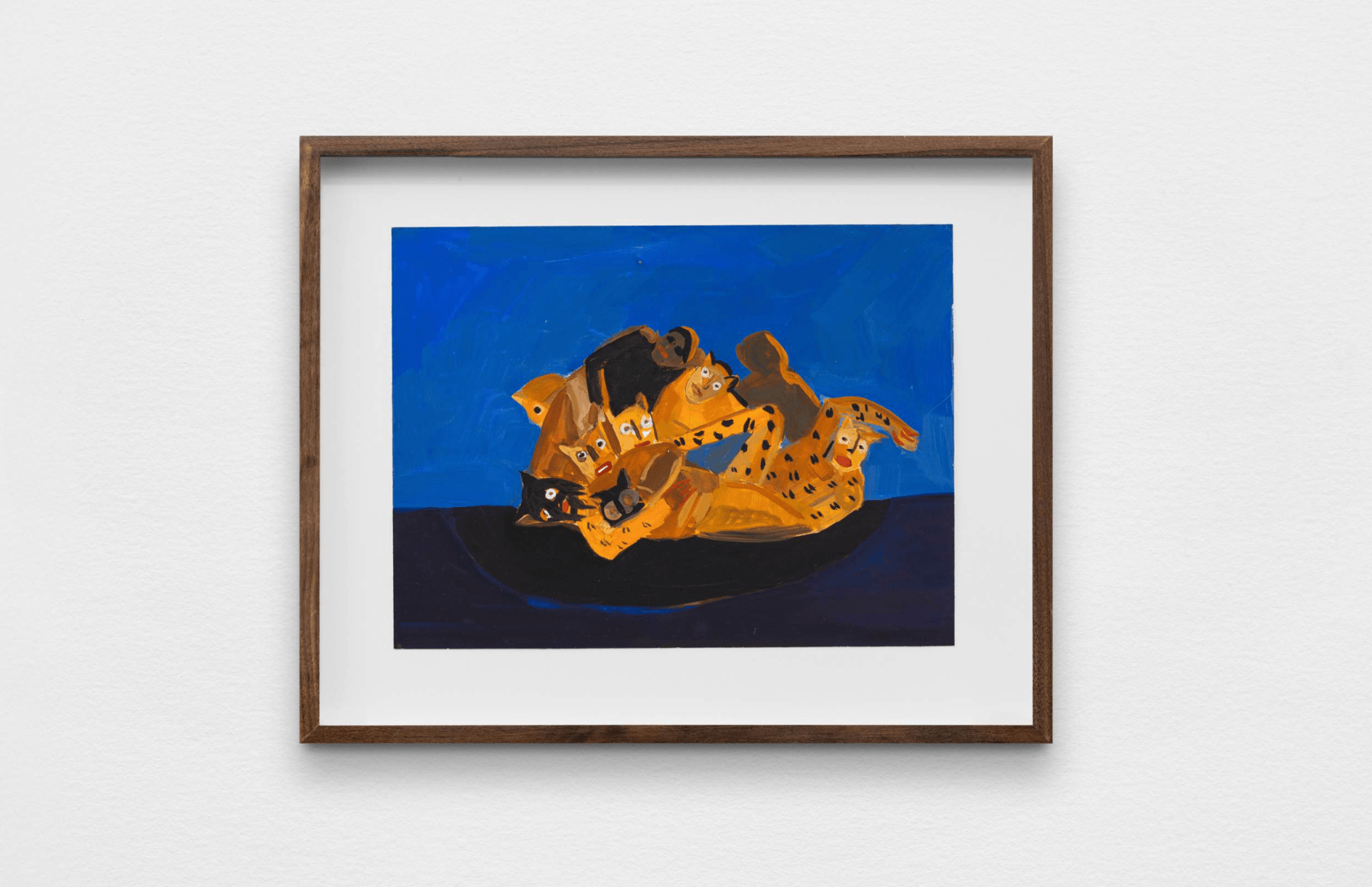 roberto gil de montes el mont&oacute;n, 2023 gouache sobre papel