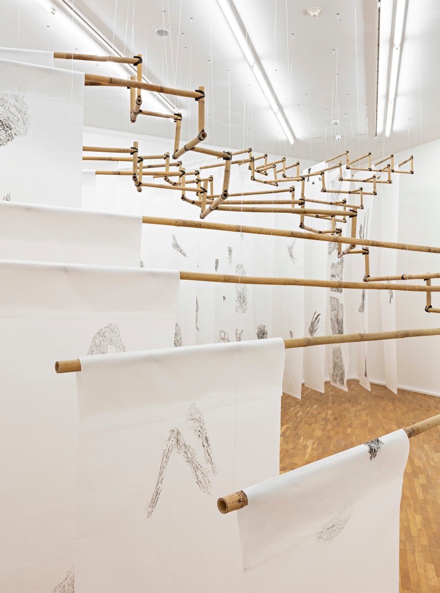 mariana castillo deball, installation view of amarantus, museum f&uuml;r gegenwartskunst siegen, germany, 2021