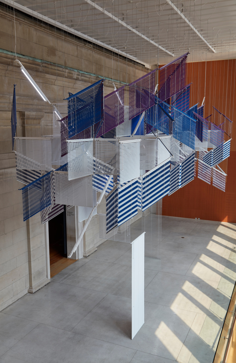 haegue yang,&nbsp;woven currents &ndash; confluence of parallels, art gallery of ontario, toronto, 2020 | photo: craig boyko
