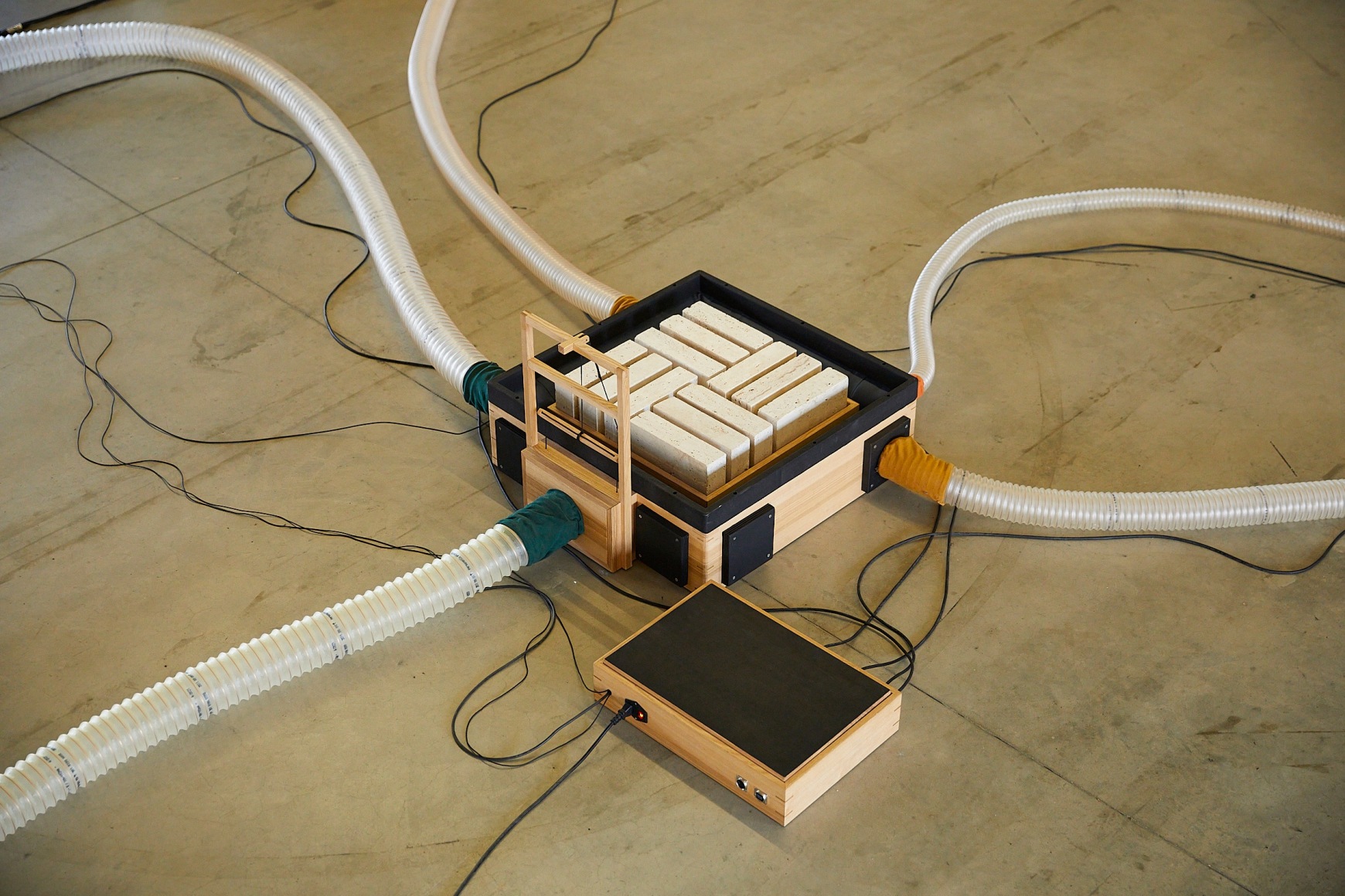 installation view tarek atoui.&nbsp;improvisation in 10 days, pirelli hangarbicocca, 2025. photo: rasa juskeviciute⁠