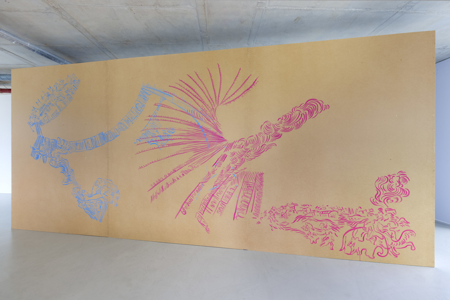 installation view&nbsp;mariana castillo deball: stringing beads,&nbsp;dortmunder kunstverein, 2025. photo: jens franke., 
