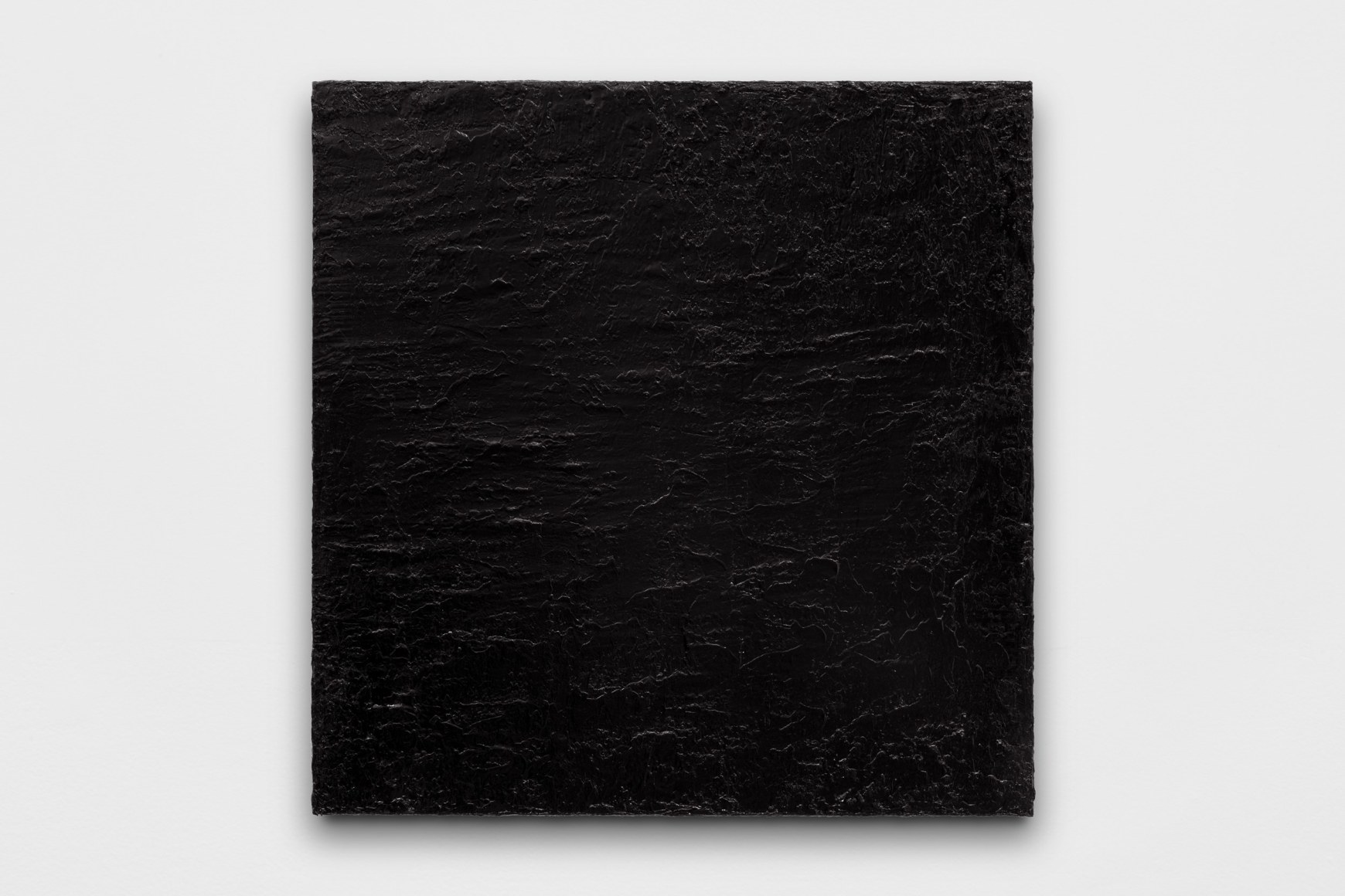 minerva cuevas, 2025, chapopote on panel.