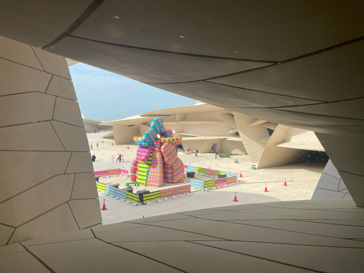 installation view marta minuj&iacute;n: sculpture of dreams, national museum of qatar, 2025. photo: qatar museums