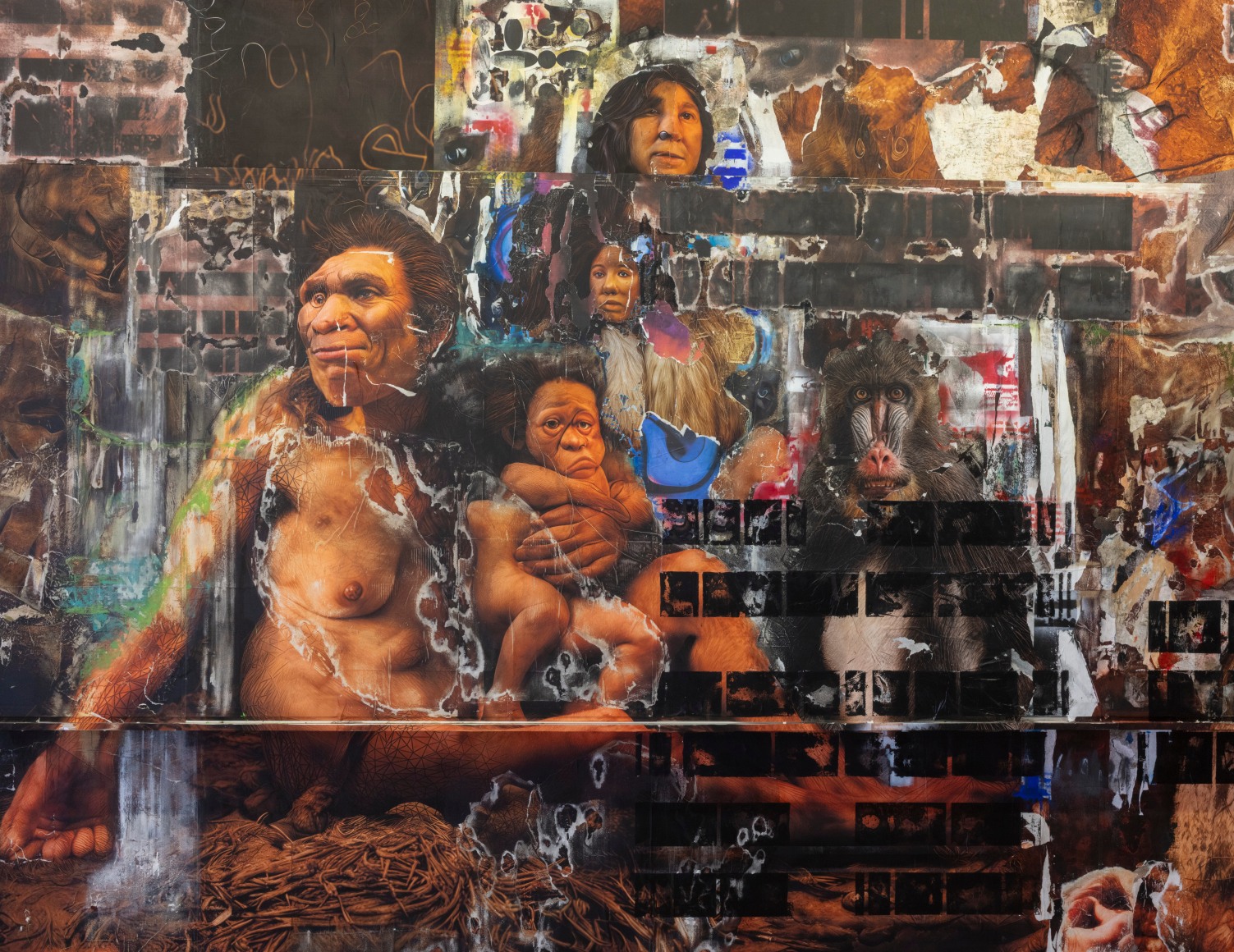 installation view adri&aacute;n villar rojas terrestrial poems&nbsp;featuring works by graciela sacco (1993-2017), aichi triennale a time between ashes and roses, 2025. photo: j&ouml;rg baumann, cindi beltramone, adri&aacute;n villar rojas, and aichi triennale 2025., 
