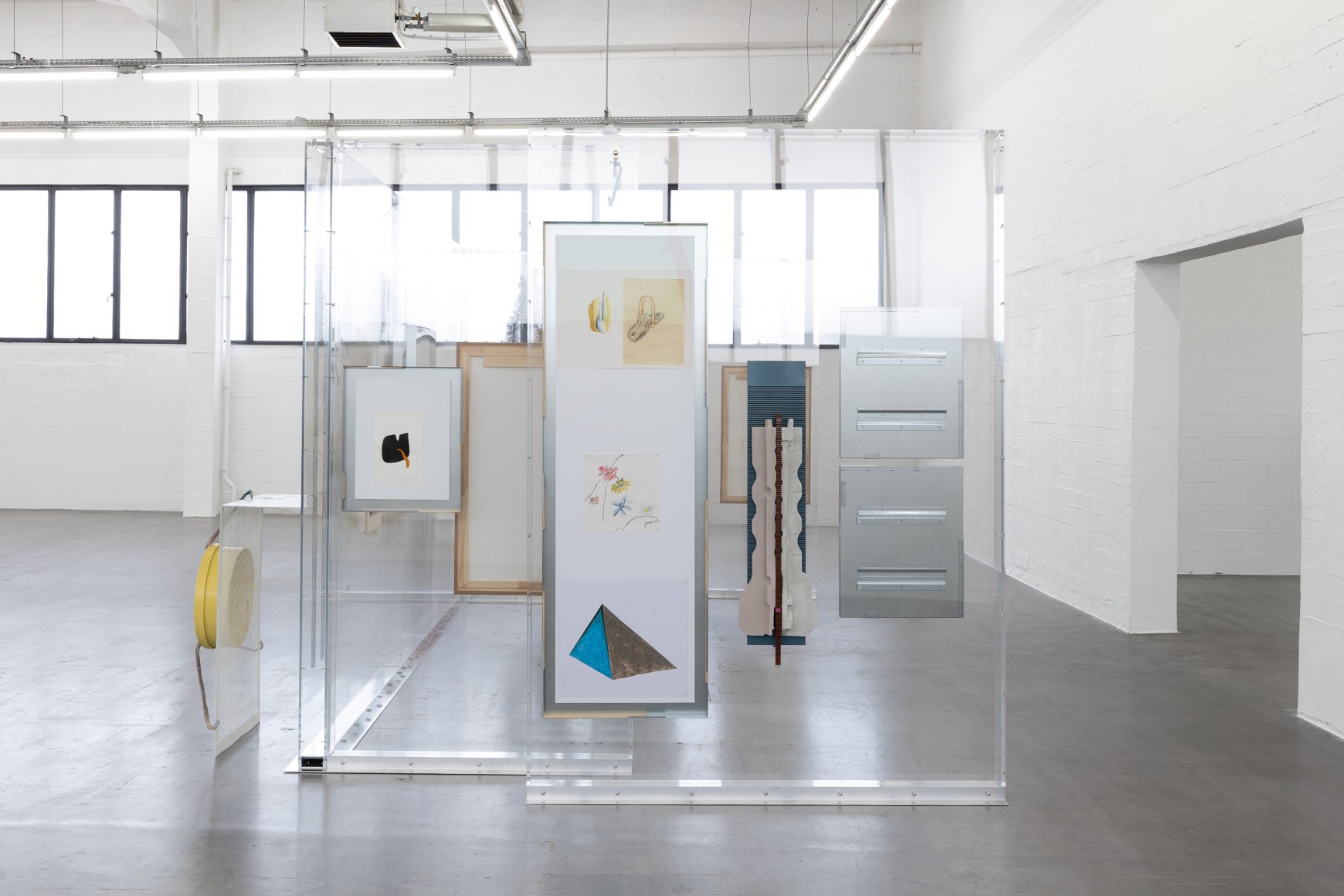 installation view nairy baghramian: nameless,&nbsp;wiels, 2025. photo: eline willaert, 
