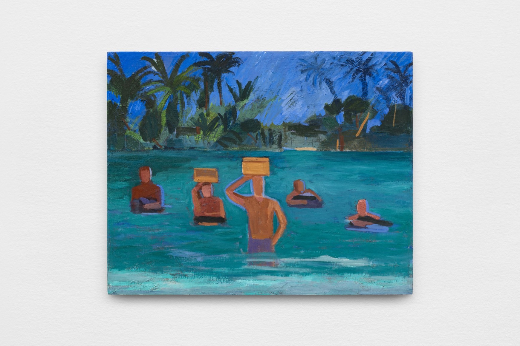 roberto gil de montes. party, 2023. oil on canvas