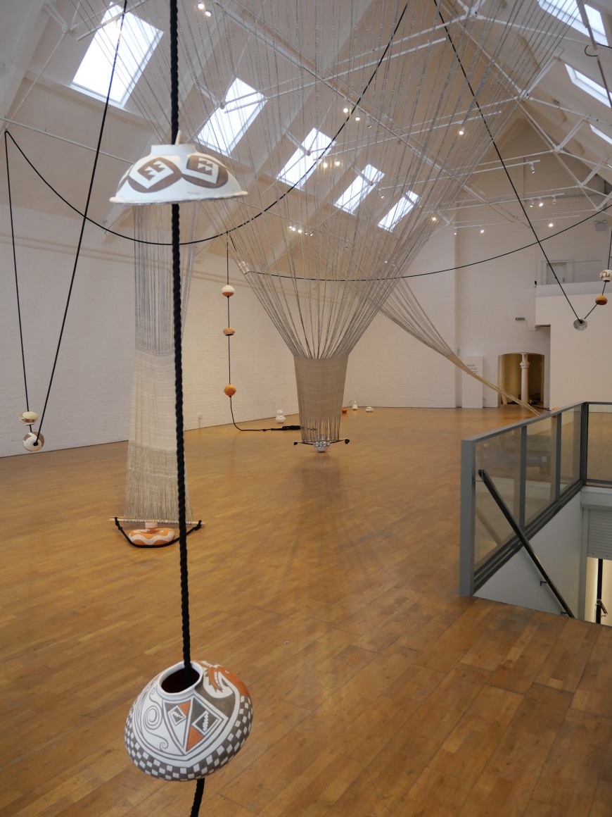 mariana castillo deball, vista de instalaci&oacute;n&nbsp;between making and knowing something, modern art oxford, 2020