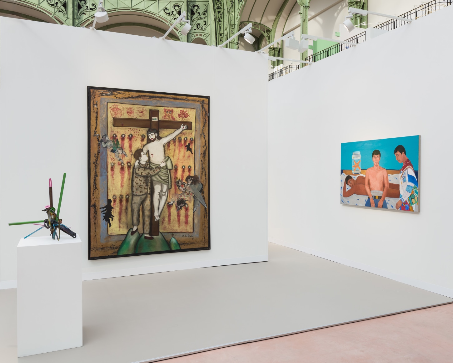 kurimanzutto&#039;s booth at art basel paris 2024. photo: mark blower