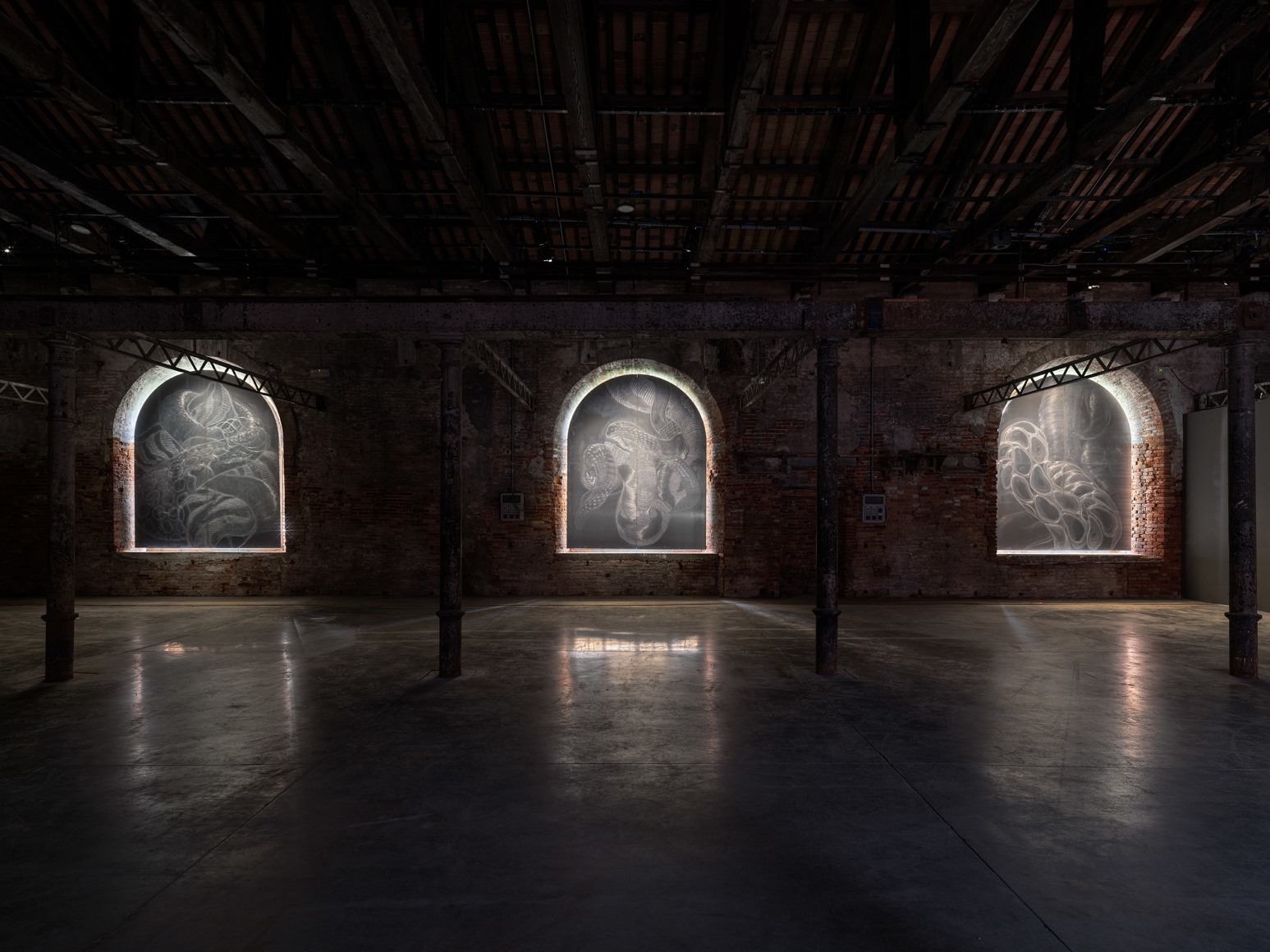 installation view of wangshui in&nbsp;foreigners everywhere,&nbsp;60th international art exhibition of&nbsp;la biennale di venezia.&nbsp;photo: nick ash