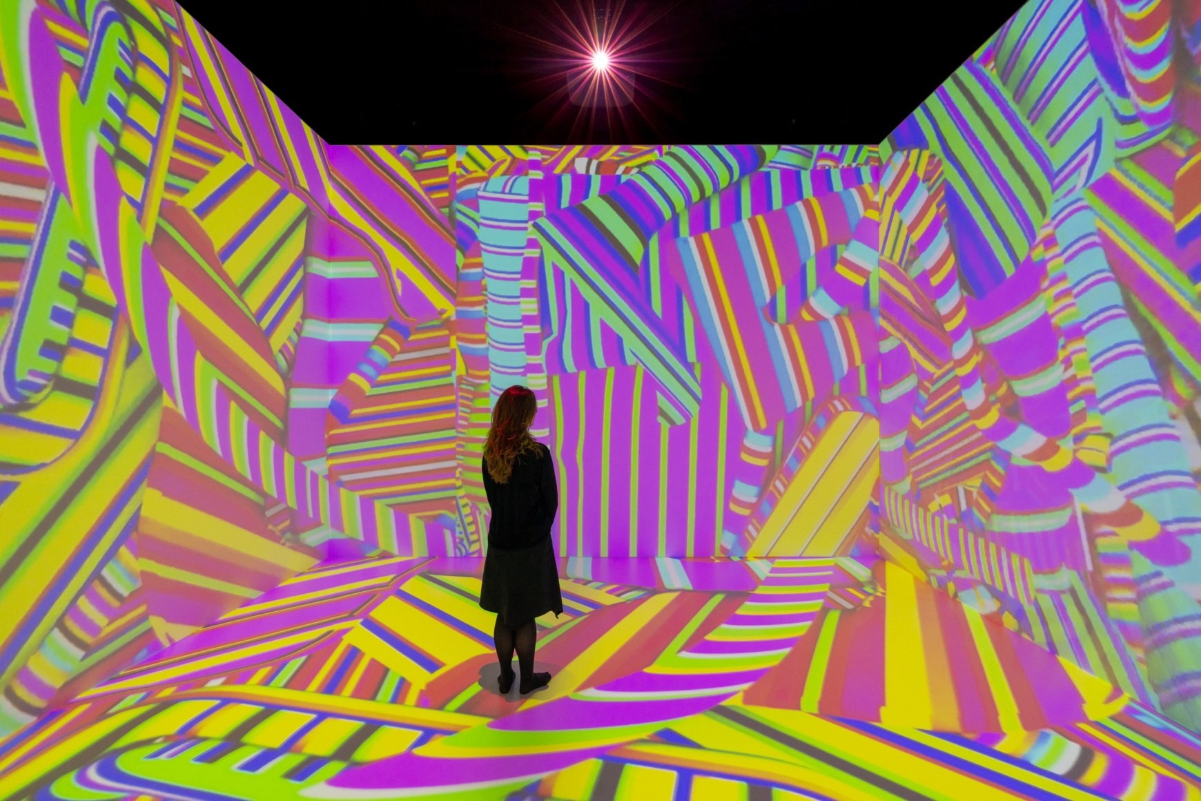 installation view of marta minujín: intensify life at copenhagen contemporary, 2024. photo: david stjernholm