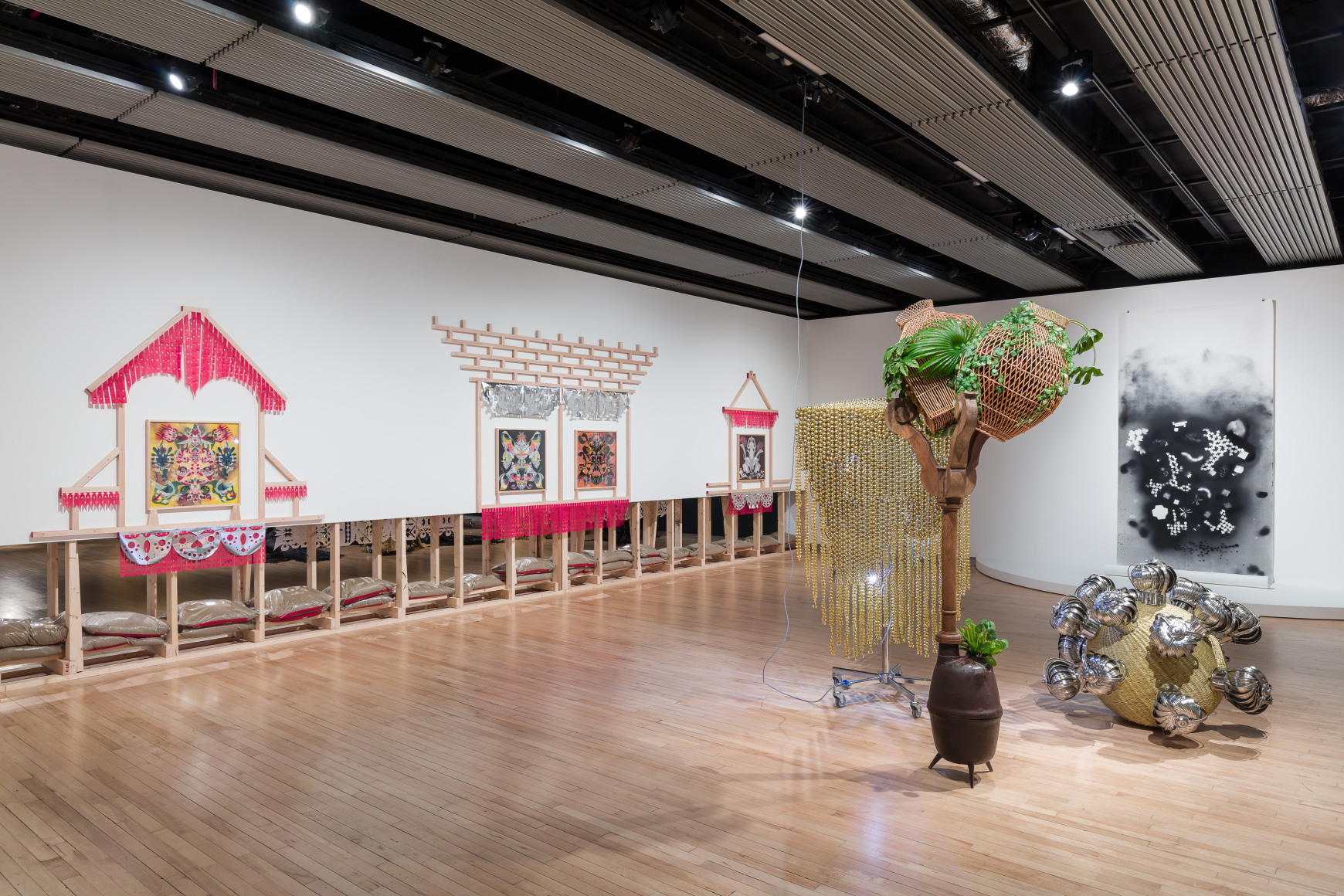 installation view haegue yang: leap year, hayward gallery, london, 2024