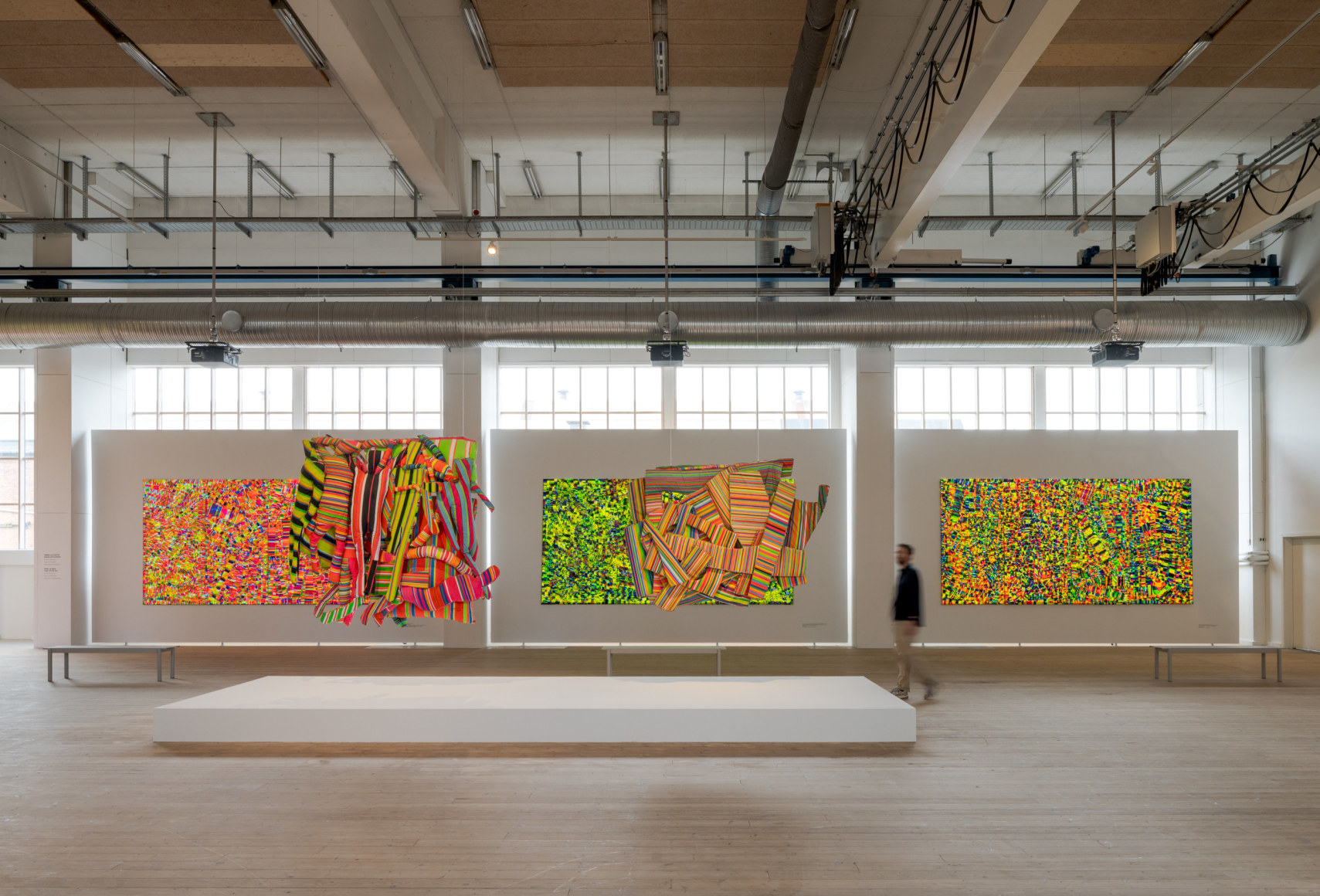 installation view of marta minujín: intensify life at copenhagen contemporary, 2024. photo: david stjernholm