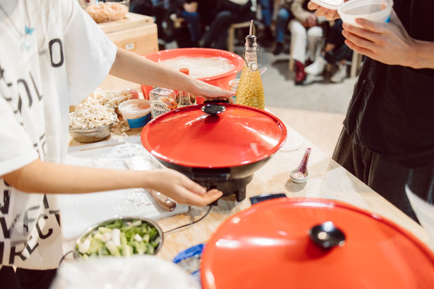 installation view of&nbsp;rirkrit tiravanija: A LOT OF PEOPLE,&nbsp;moma ps1, 2024. image courtesy moma ps1