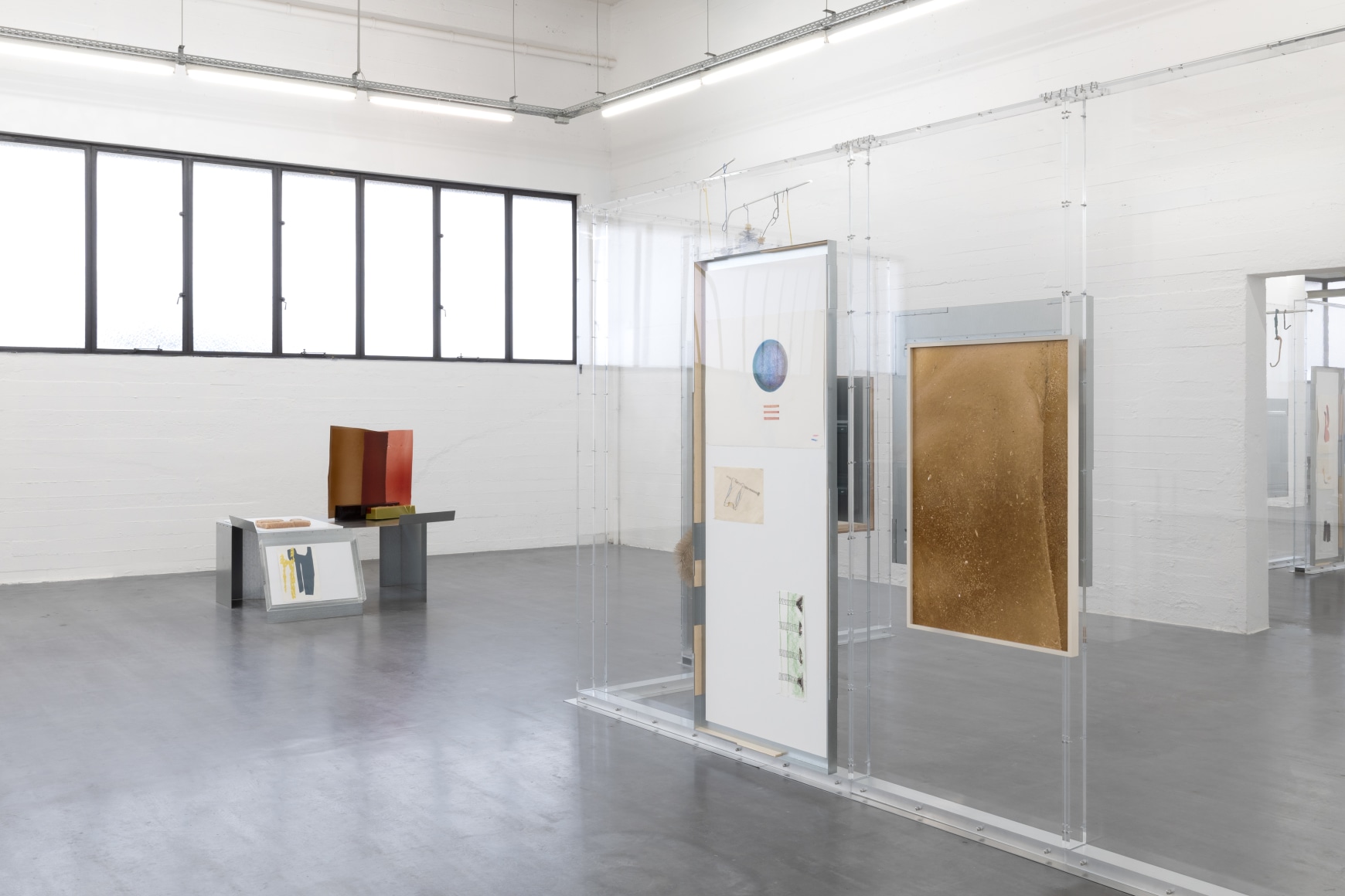 installation view nairy baghramian: nameless,&nbsp;wiels, 2025. photo: eline willaert, 
