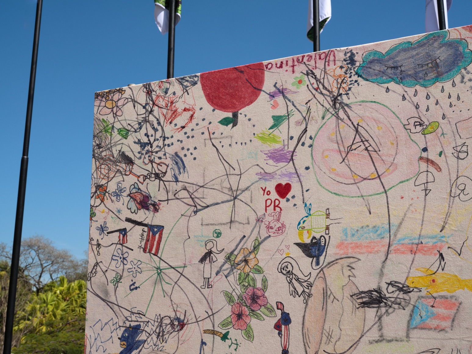 installation view oscar murillo, a song to a tearful garden, 2025.&nbsp;36th s&atilde;o paulo bienial, 6 september 2025 - 11 january 2026. photo by: reinis lismanis. courtesy the artist. copyright oscar murillo., 
