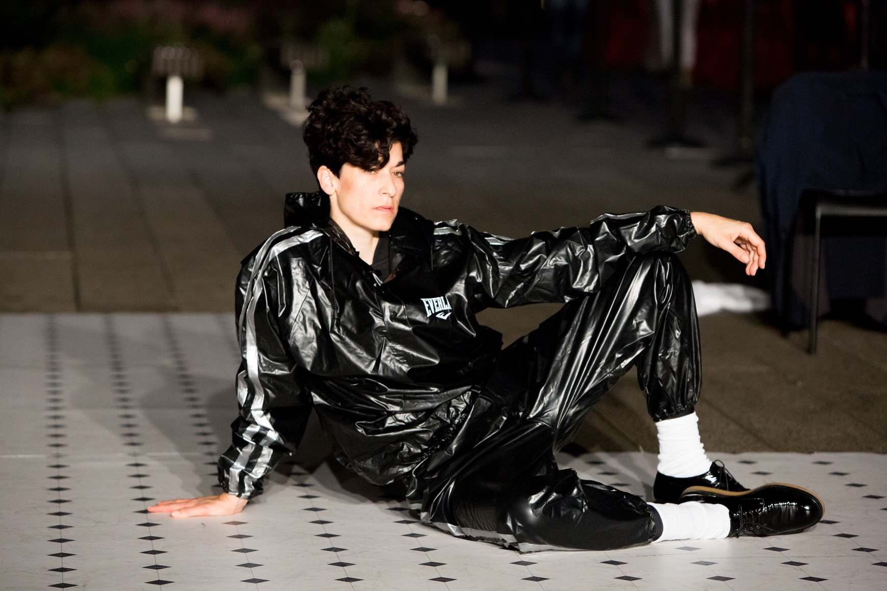 alexandra bachzetsis,&nbsp;private: wear a mask when you talk to me,&nbsp;museo del novecento, milan, 2017