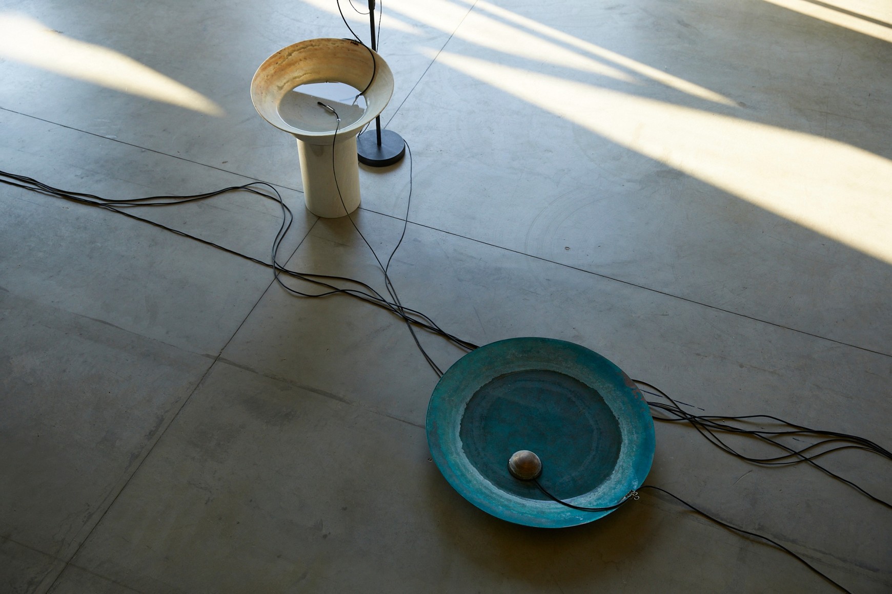 installation view tarek atoui.&nbsp;improvisation in 10 days, pirelli hangarbicocca, 2025. photo: rasa juskeviciute⁠