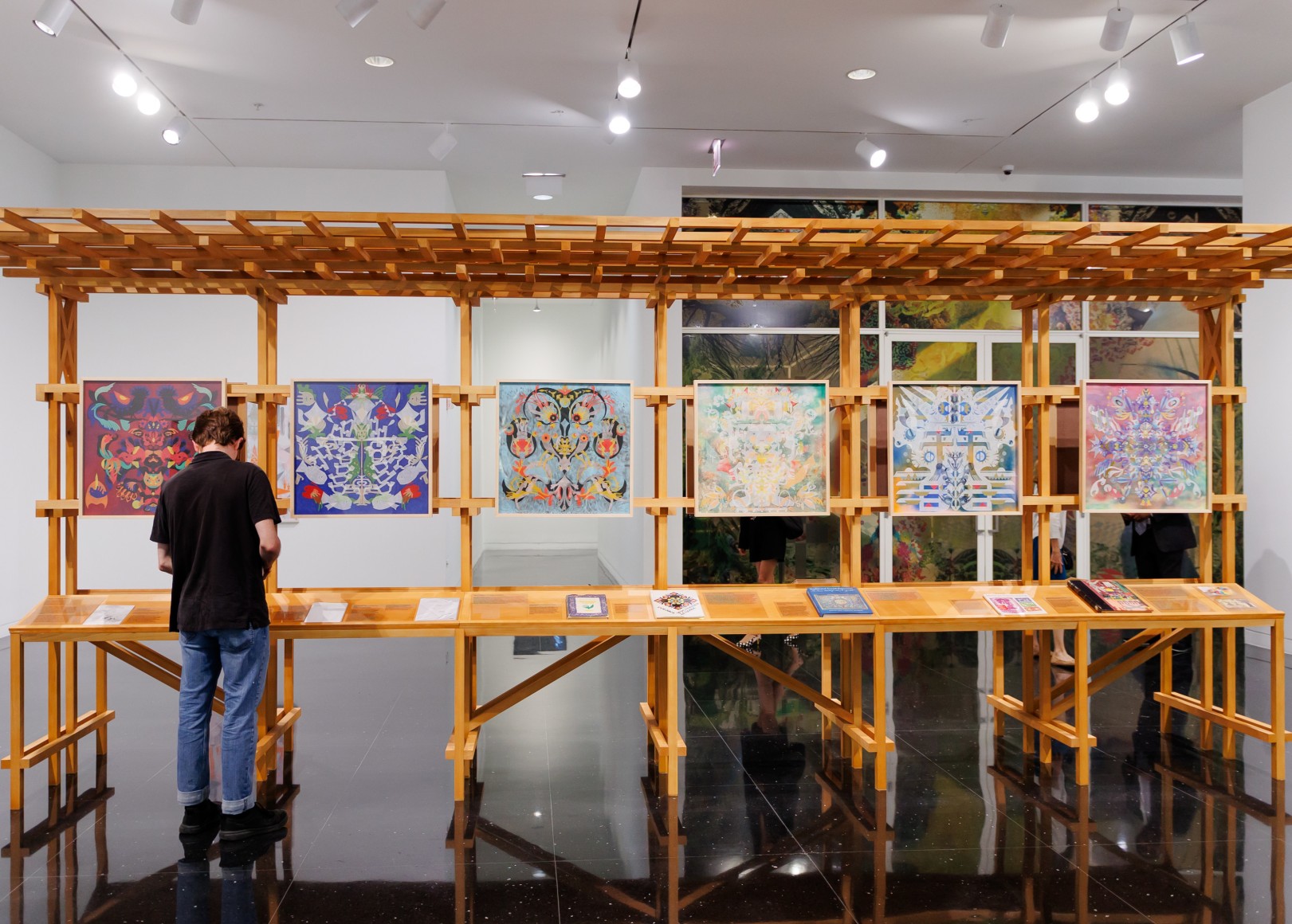 installation view haegue yang: flatworks, arts club of chicago, 2024. photo:&nbsp;sarah elizabeth larson