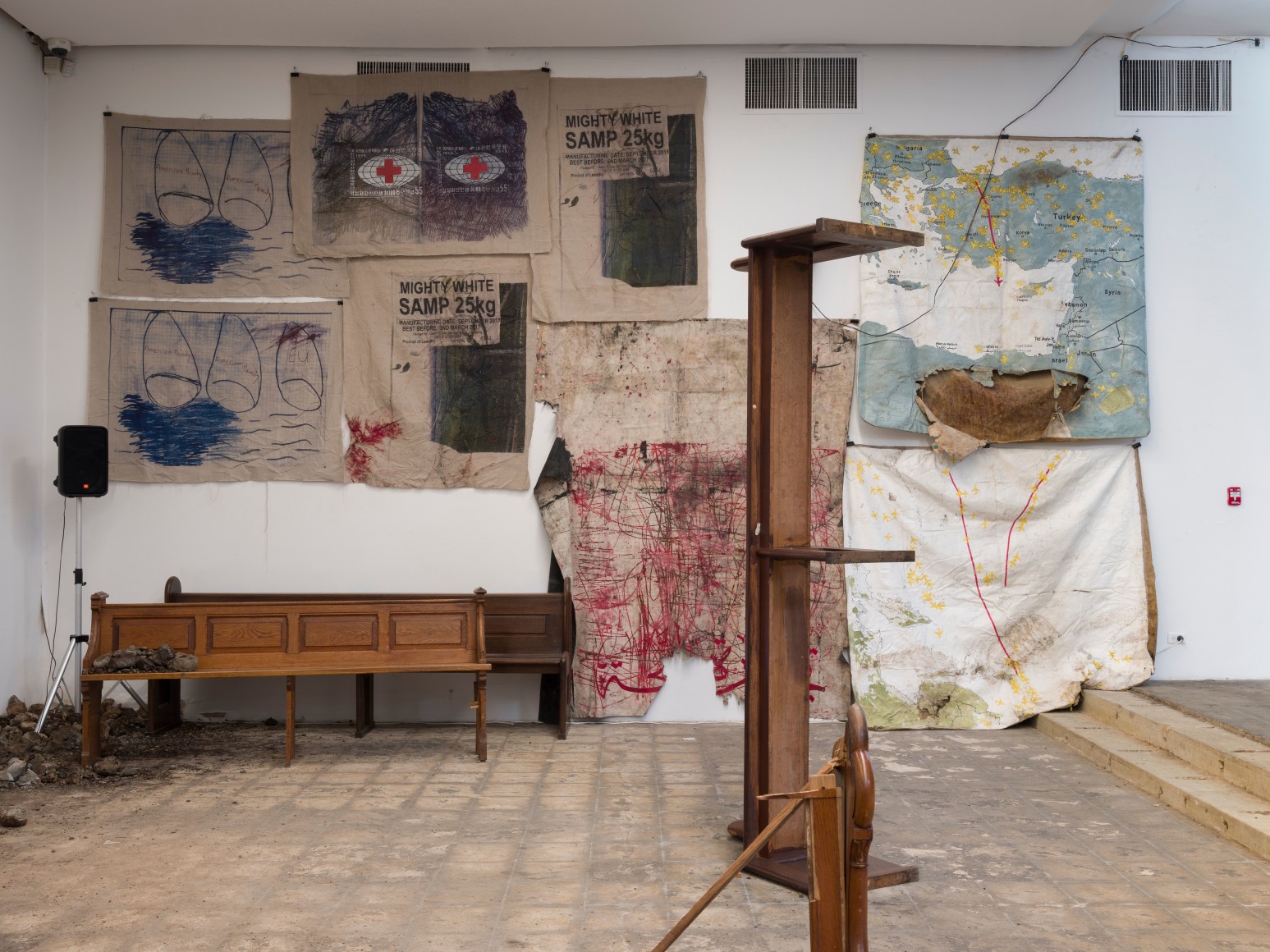 oscar murillo, conditions yet not known,&nbsp;museo de arte de la universidad nacional de colombia, 2021