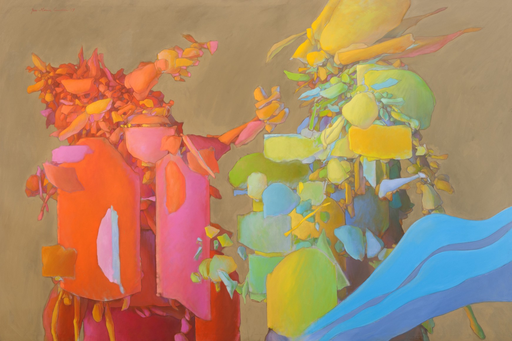 Jose-Maria Cundin Arcimboldo The Marvelous and his Model, 2019