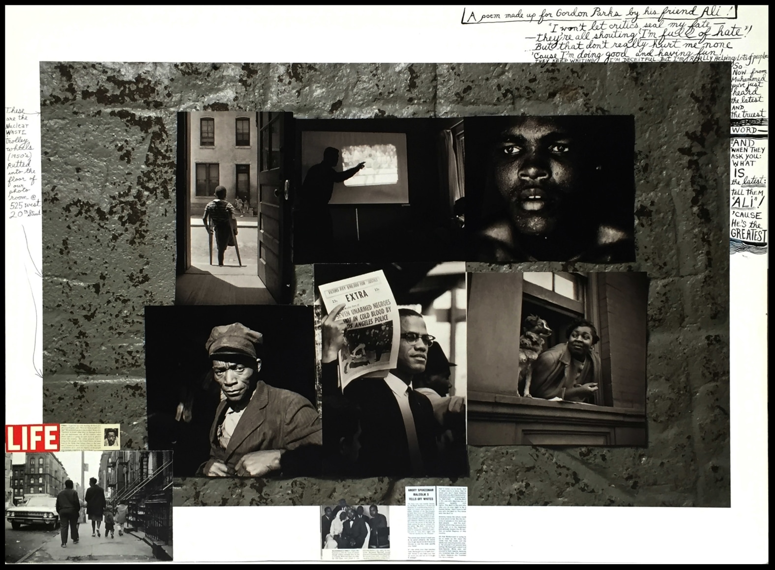 Gordon Parks: Collages by Peter Beard - Gordon Parks Foundation Gallery ...