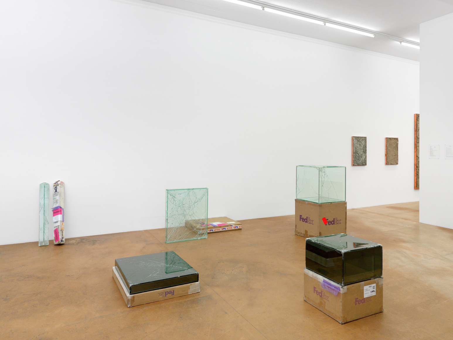 Installation view,&nbsp;Walead Beshty, MAMCO, Geneva, 2019