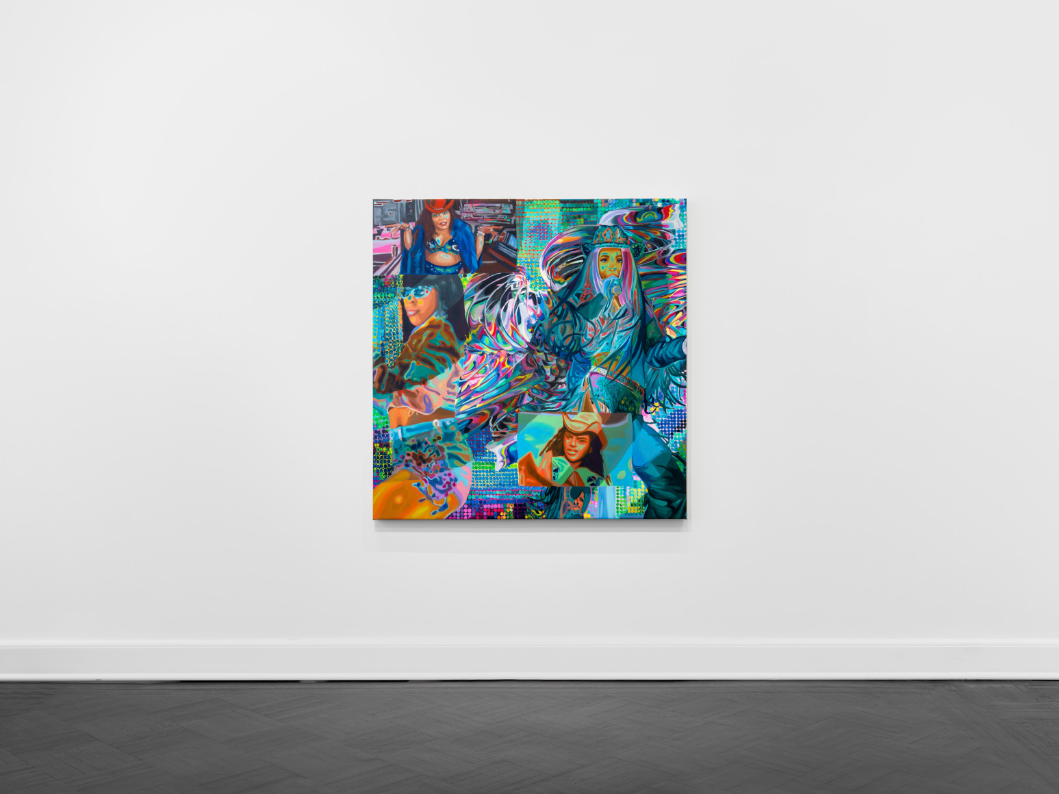 Installation view, Dana Hoey and Caitlin Cherry, Hello Trouble, Petzel, 2022