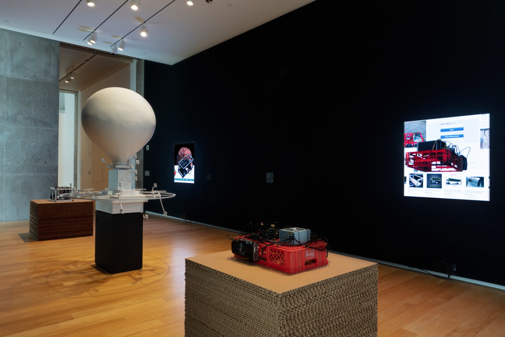 Installation view, I&rsquo;ll Be Your Mirror: Art and the Digital Screen,&nbsp;Modern Art Museum of Fort Worth, 2023