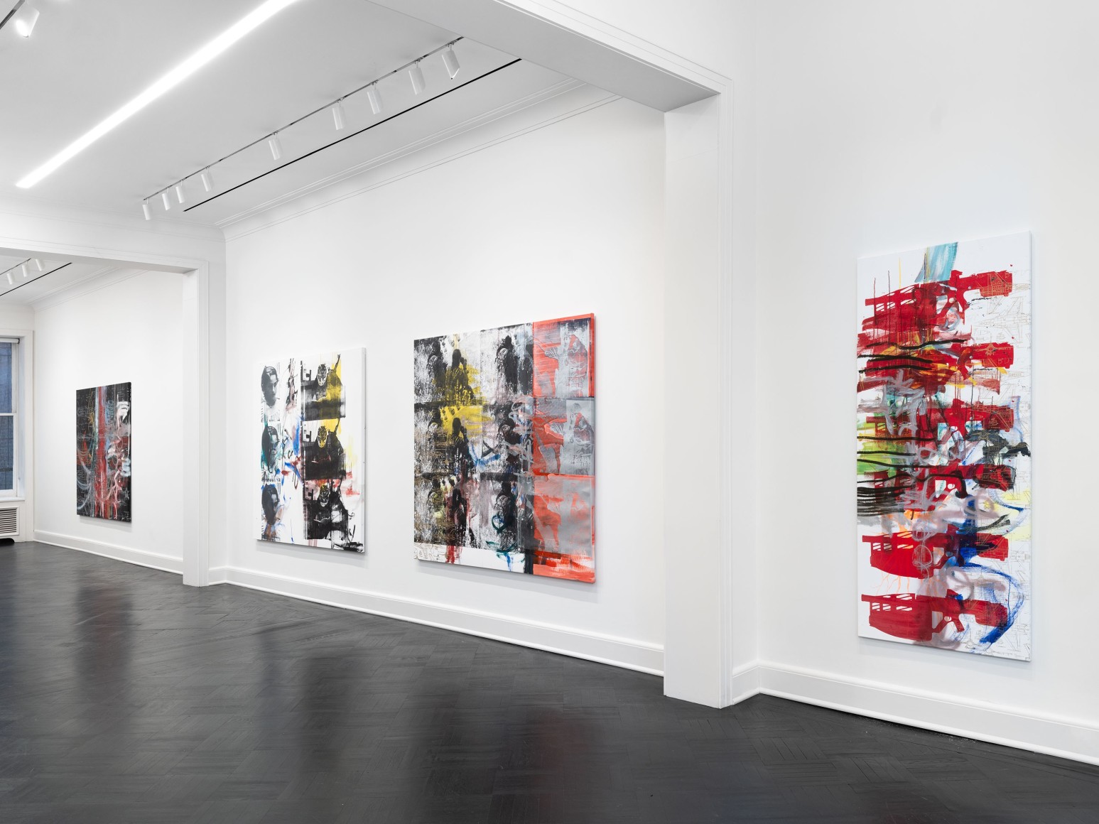 Installation view, Leyla Yenirce, Eye Level, 2024, Petzel