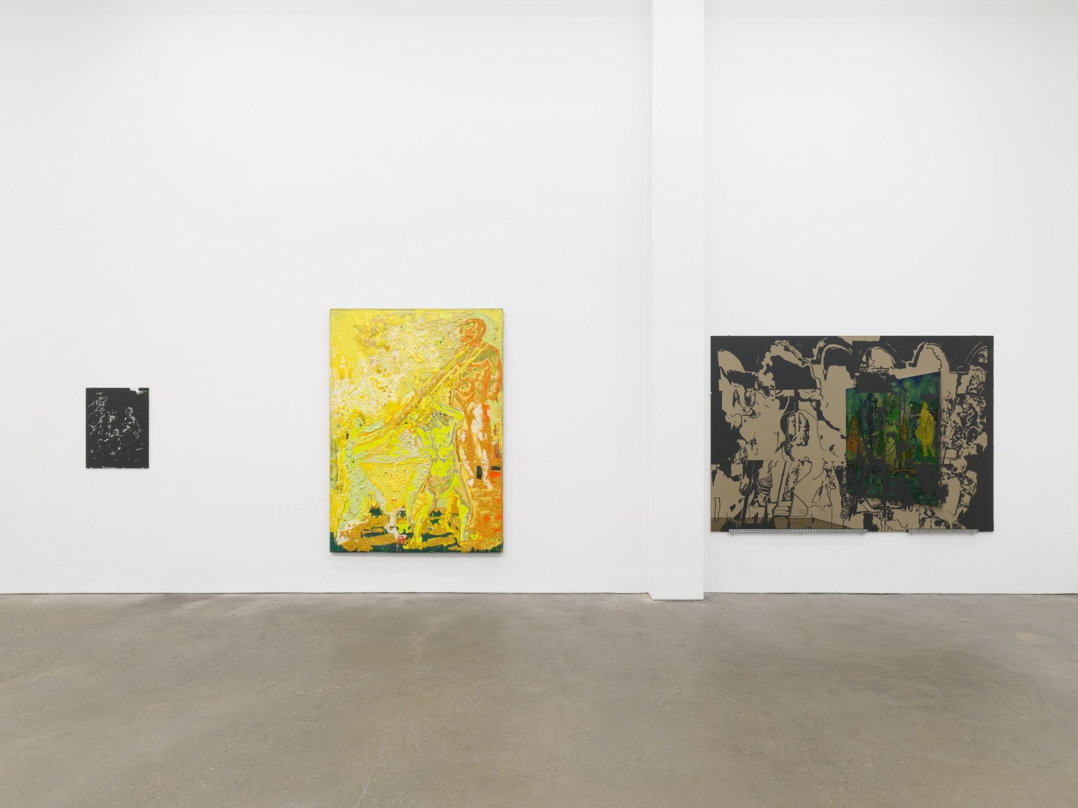 Installation view, Austin Martin White, Lost in the Sauce, Derek Eller, New York, 2023