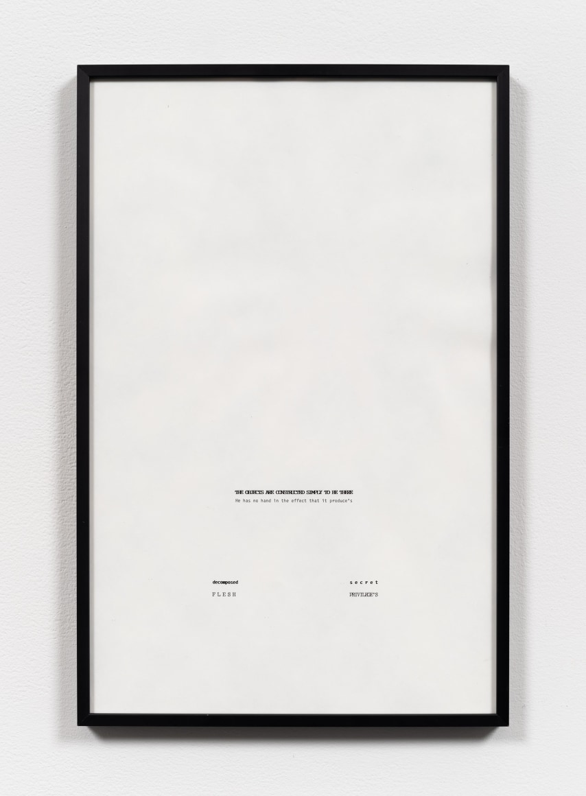 Jack Goldstein, Untitled (Selectric Totems) (I)