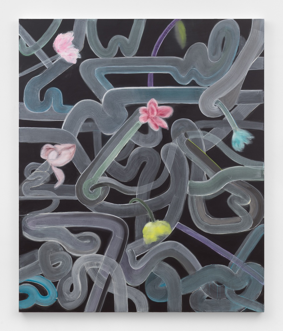 Ross Bleckner, Love Is Like a Braid, 2023