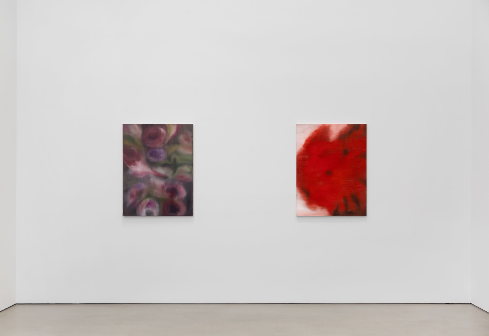 Installation view, Ross Bleckner, Petzel, 2025