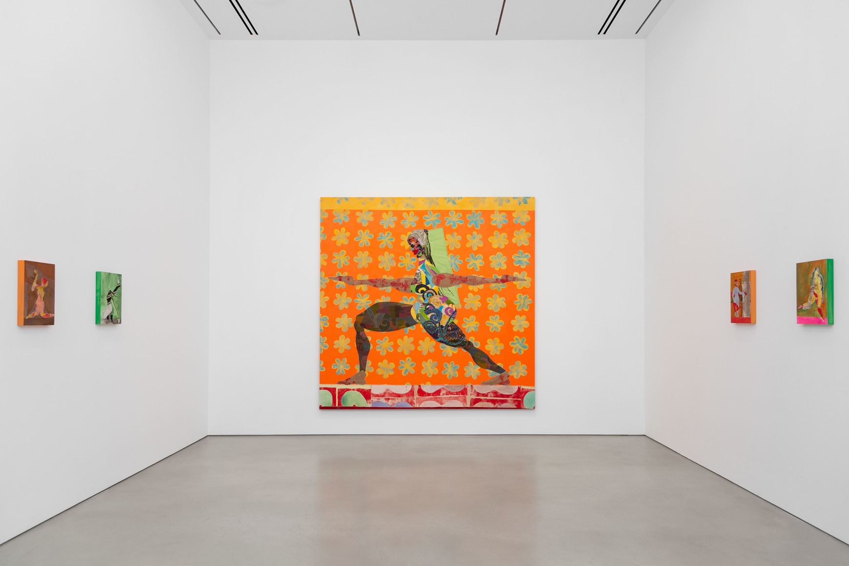 Installation view, Tschabalala Self, Petzel, 2025