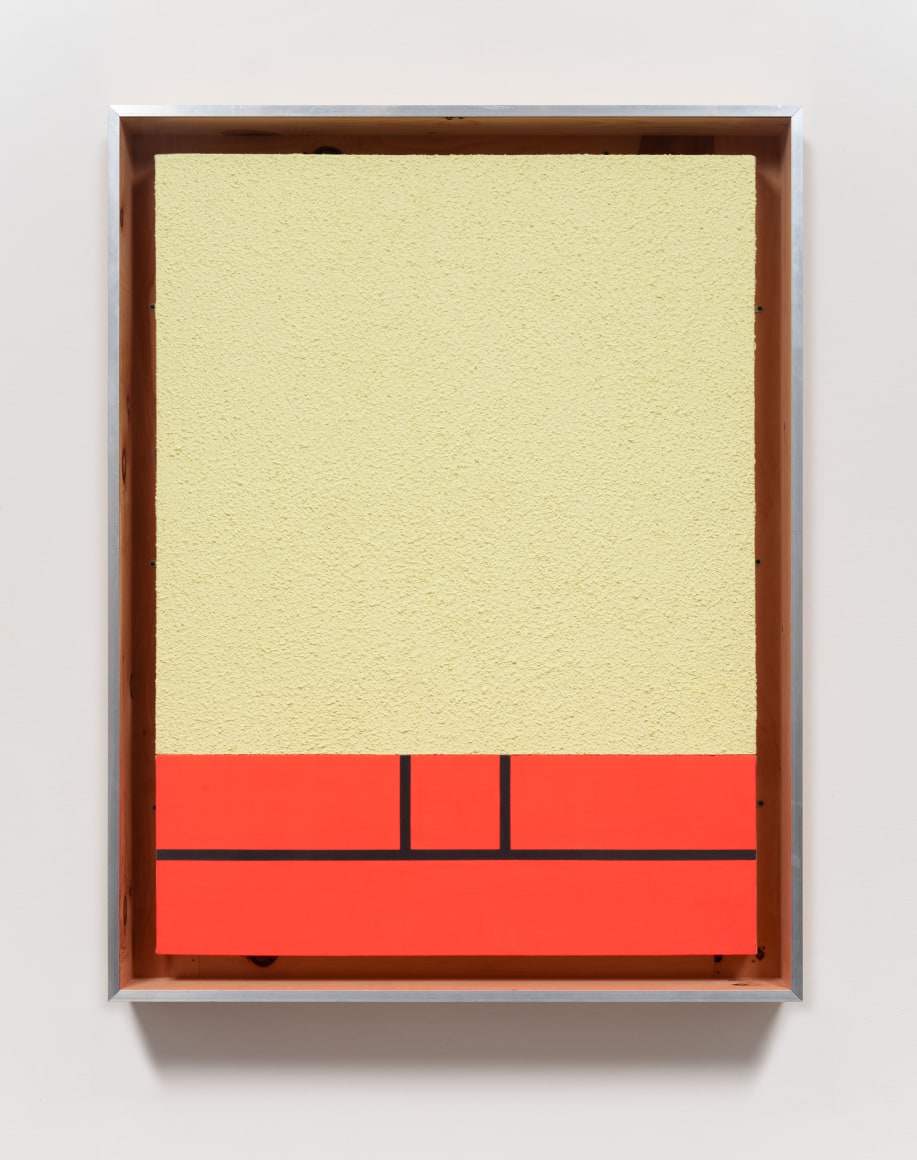 Peter Halley, Yellow Cell with Underground Conduit