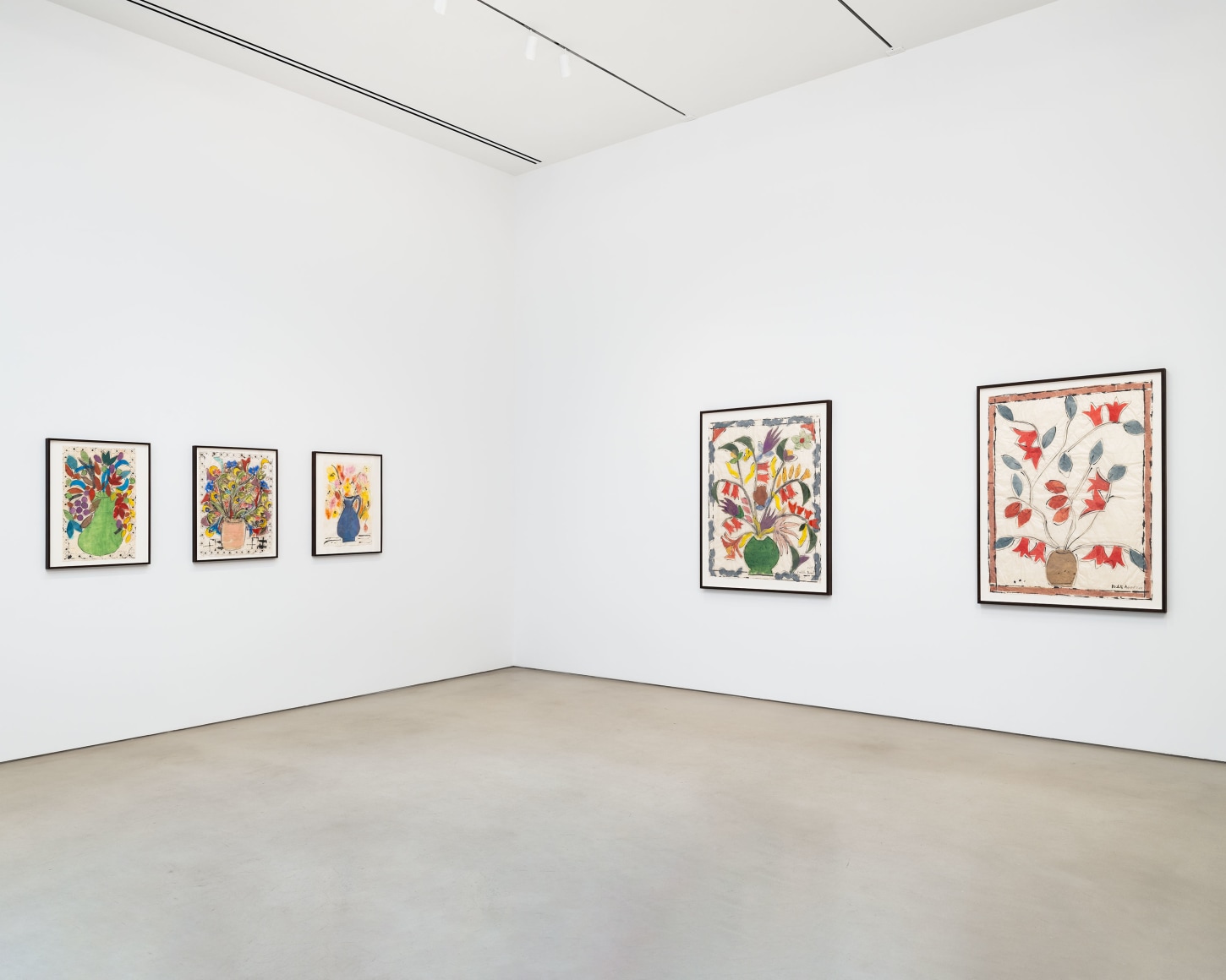 Installation view, Isabella Ducrot, Visited Lands, 2025, Petzel