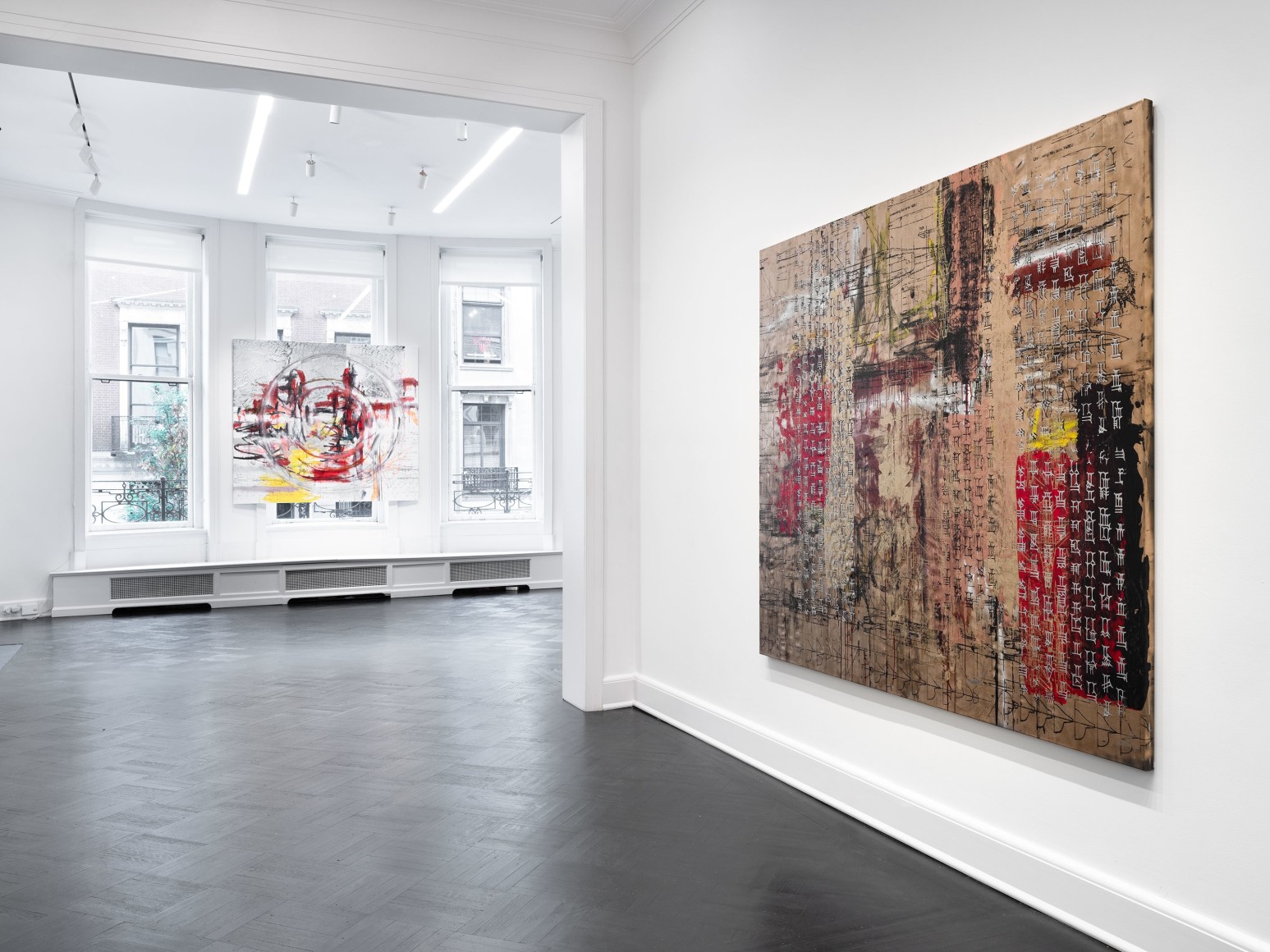 Installation view, Leyla Yenirce, Eye Level, 2024, Petzel