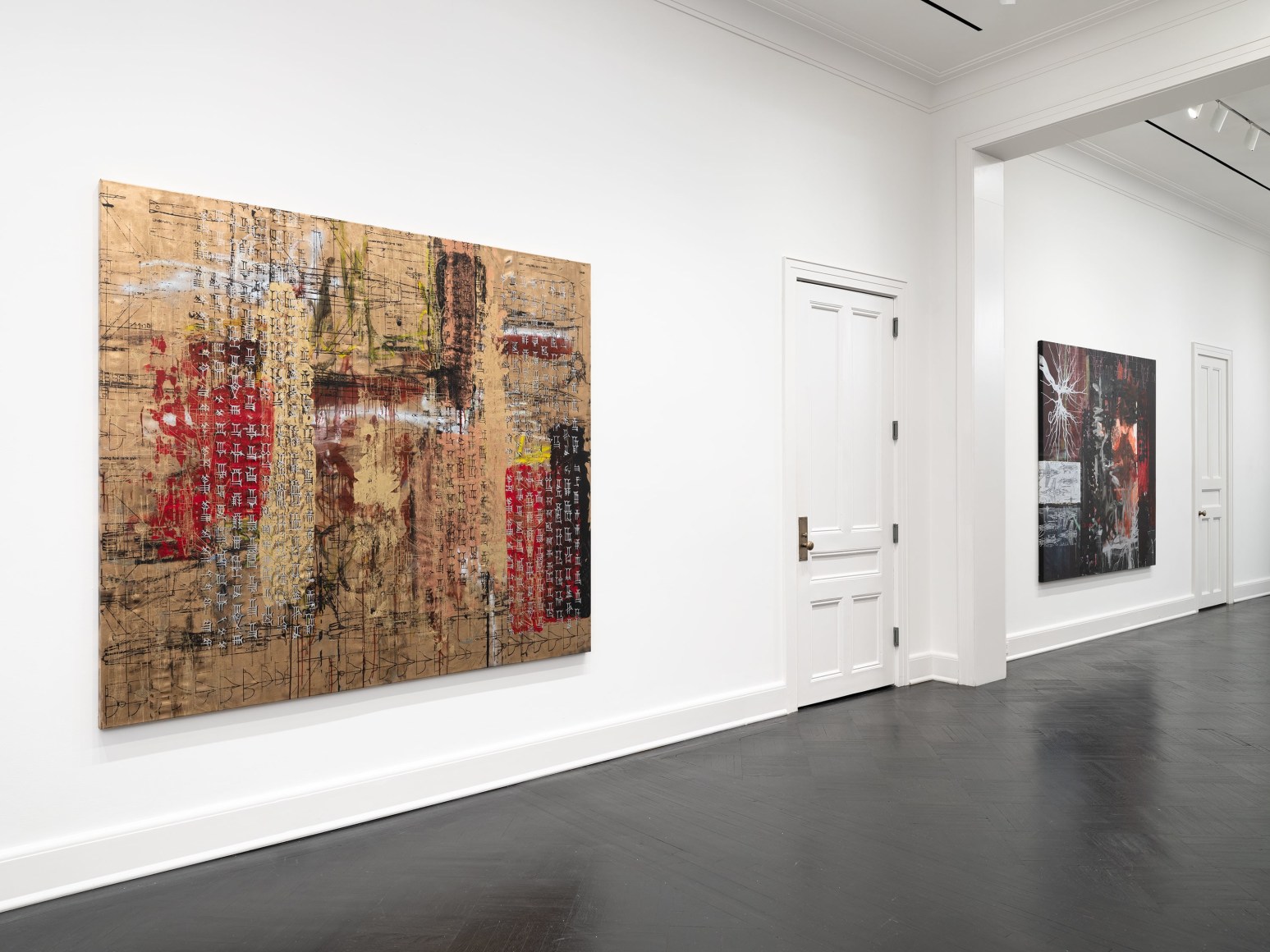 Installation view, Leyla Yenirce, Eye Level, 2024, Petzel