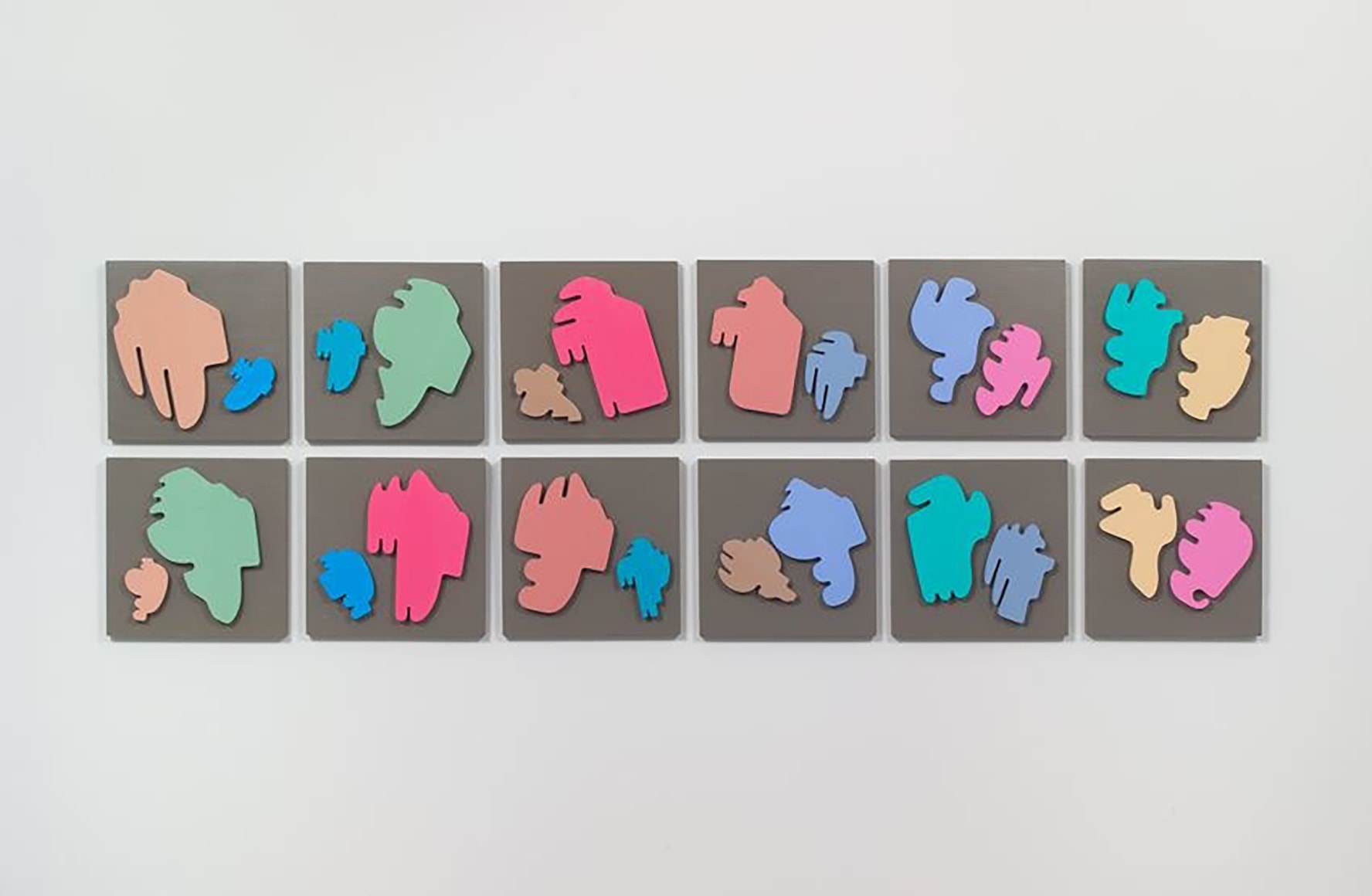 Allan McCollum, The Shapes Project: Collection of Twelve Perfect Couples