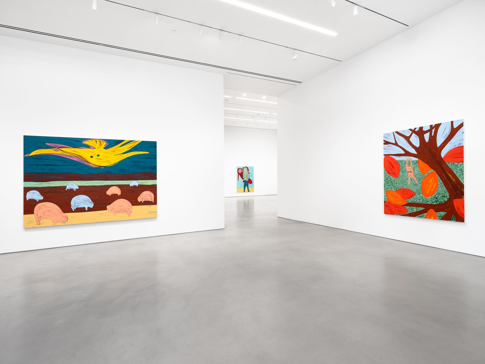 Installation view, Nicola Tyson, I am a teapot, Petzel, 2025