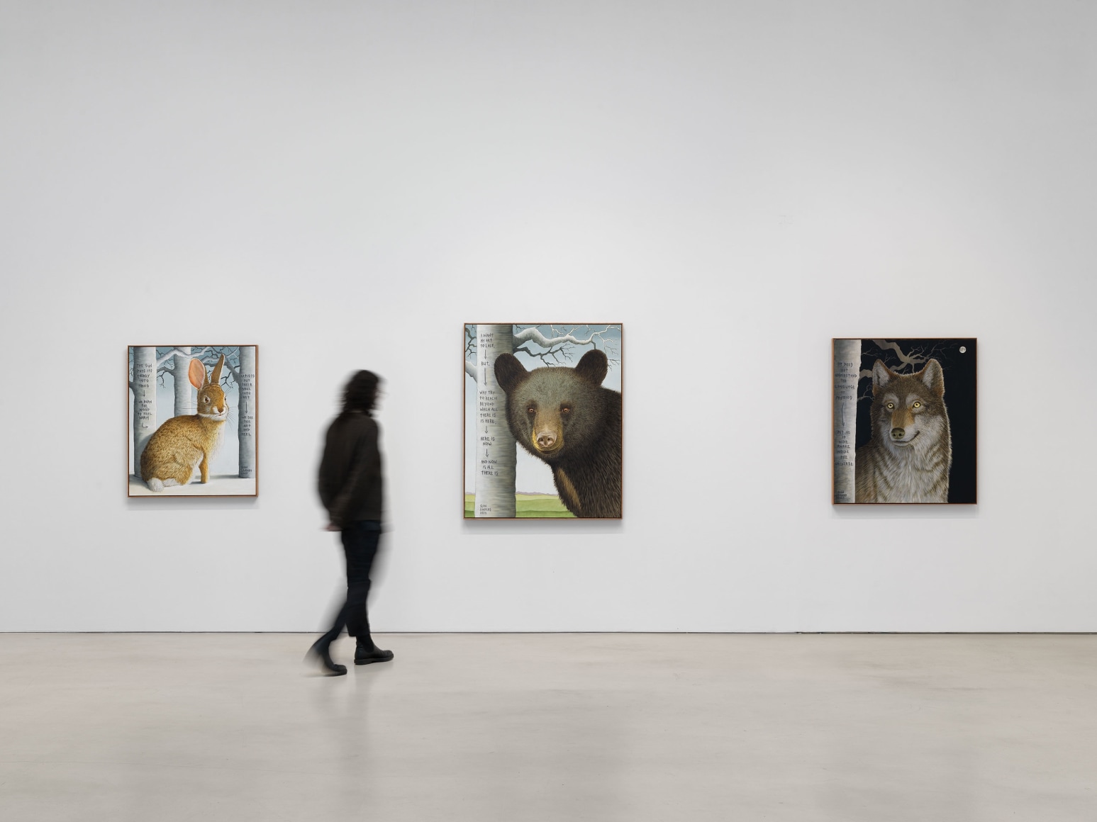 Installation view, Sean Landers, Petzel, 2025