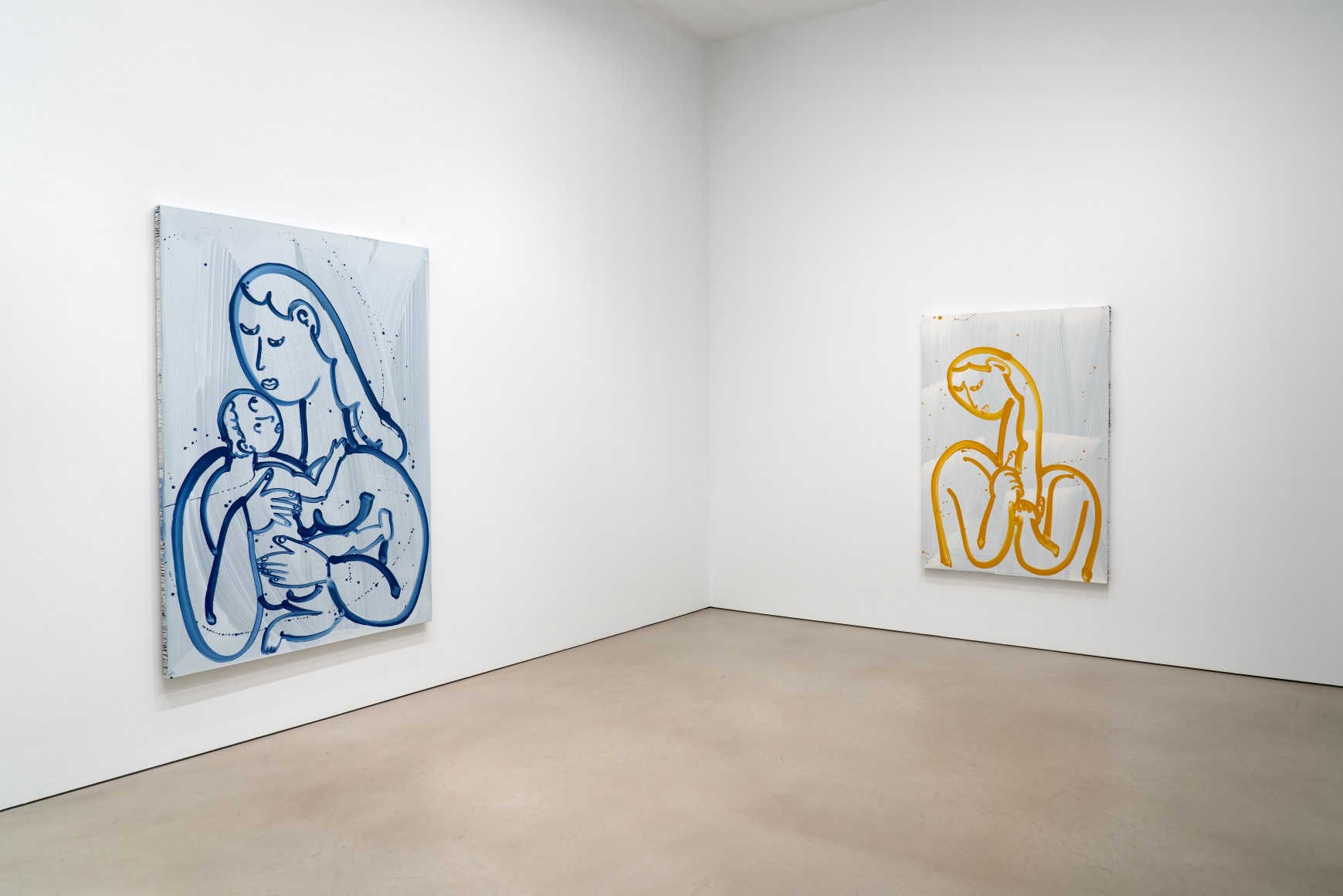 Installation view, The Viewing Room: Grace Weaver, Petzel, 2025.