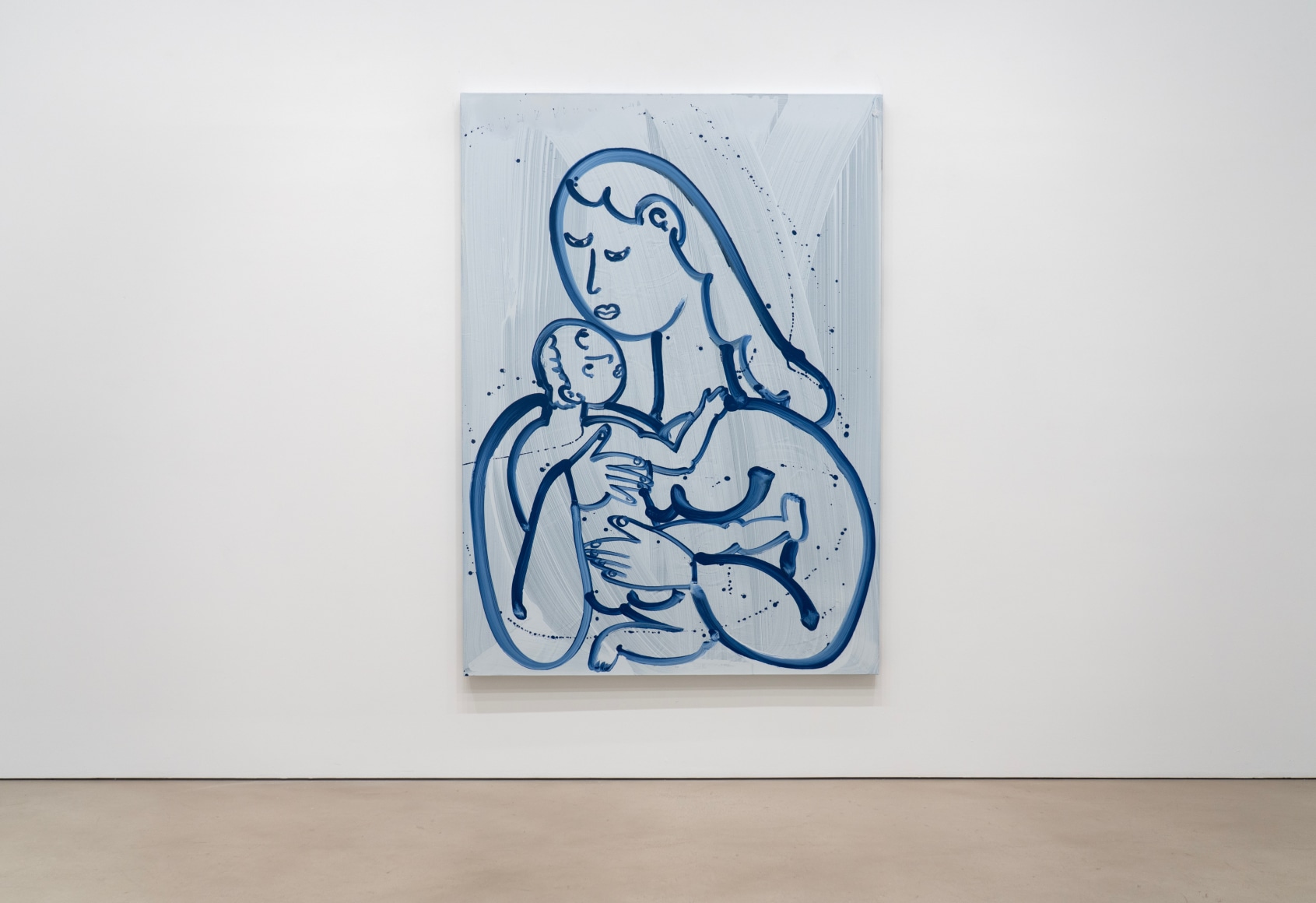 Installation view, The Viewing Room: Grace Weaver, Petzel, 2025.