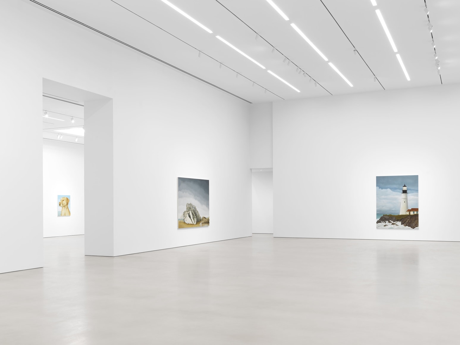 Installation view, Sean Landers, Adrift,&nbsp;Petzel, 2023